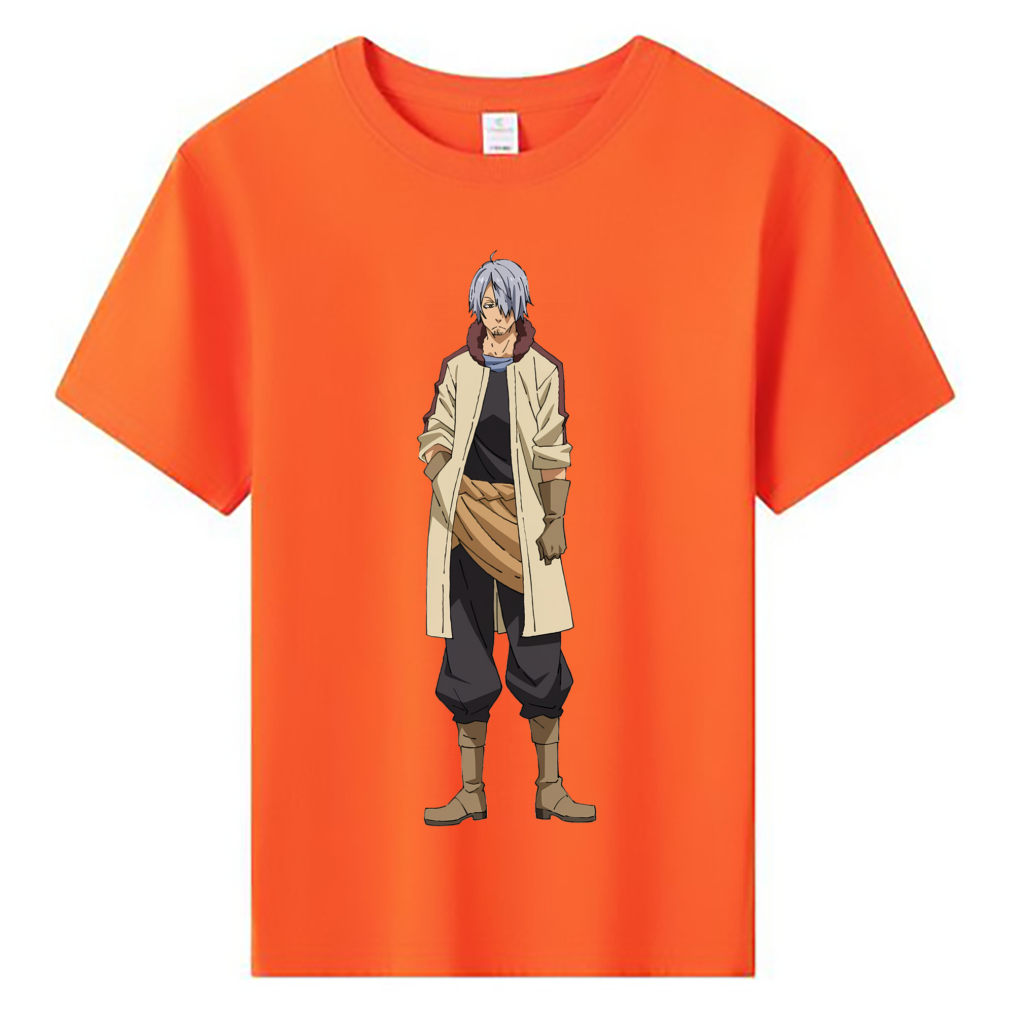 （画像用） 転スラ Regarding Reincarnated to Slime 綿100％キッズTシャツ（フロントプリント）