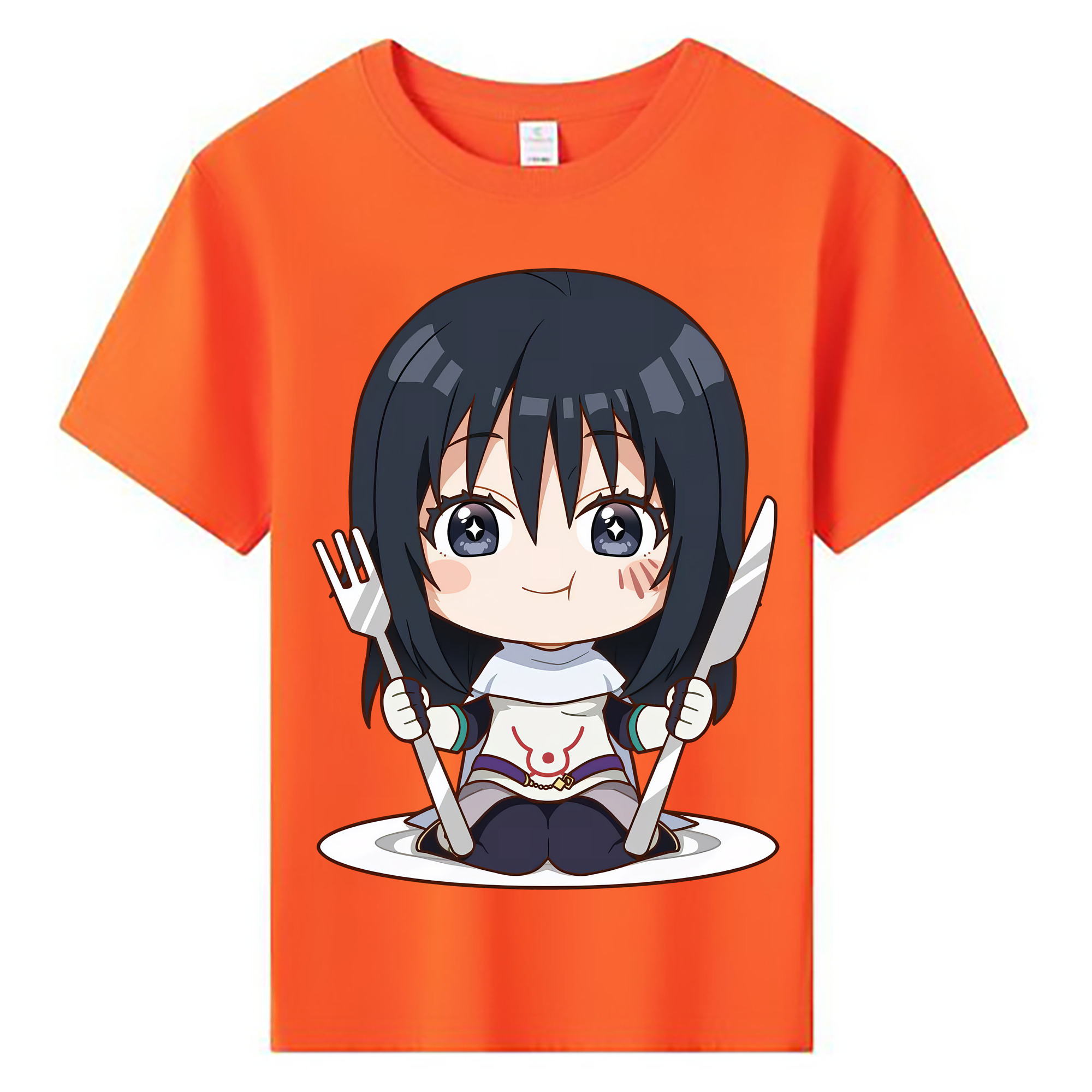 （画像用） 転スラ Regarding Reincarnated to Slime 綿100％キッズTシャツ（フロントプリント）