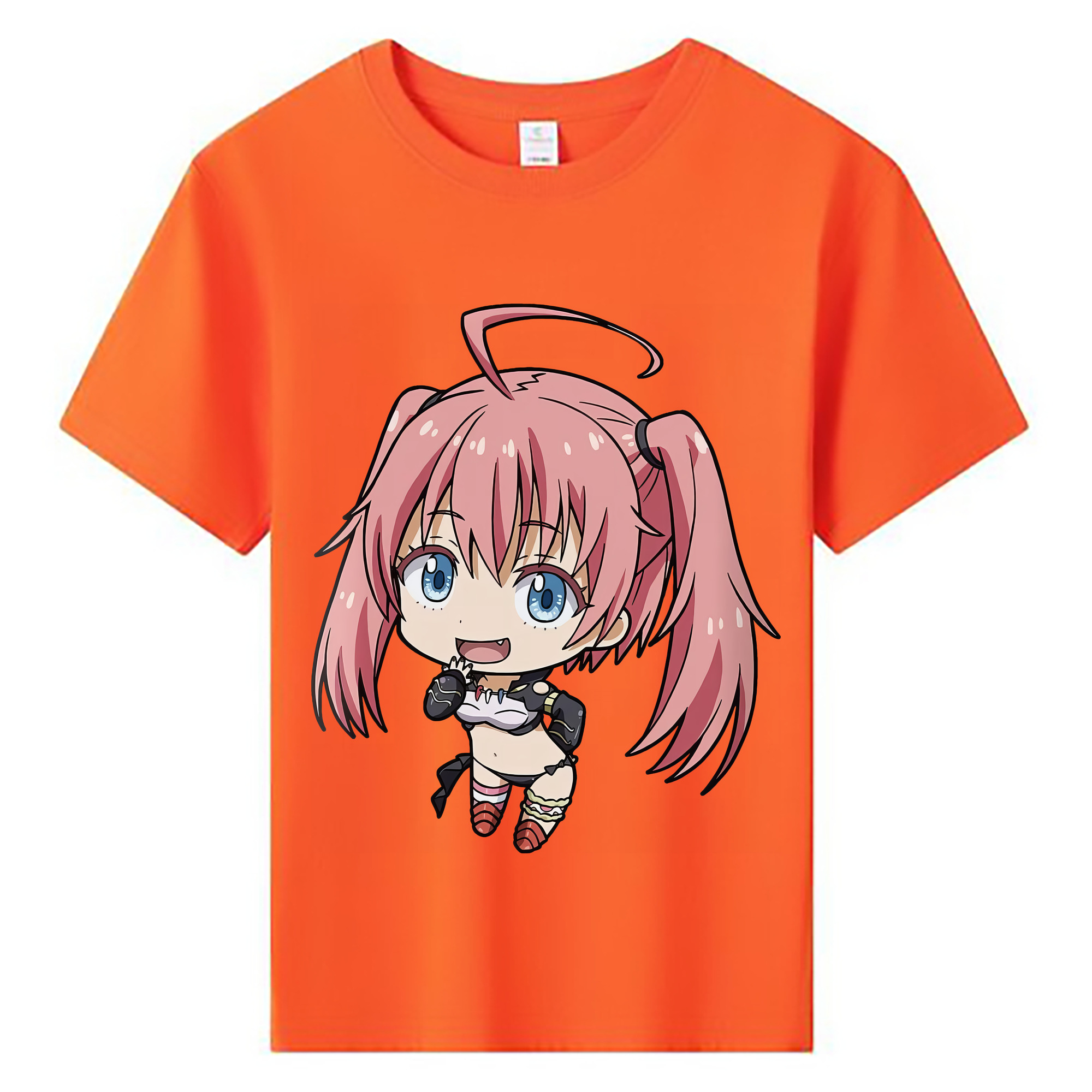 （画像用） 転スラ Regarding Reincarnated to Slime 綿100％キッズTシャツ（フロントプリント）