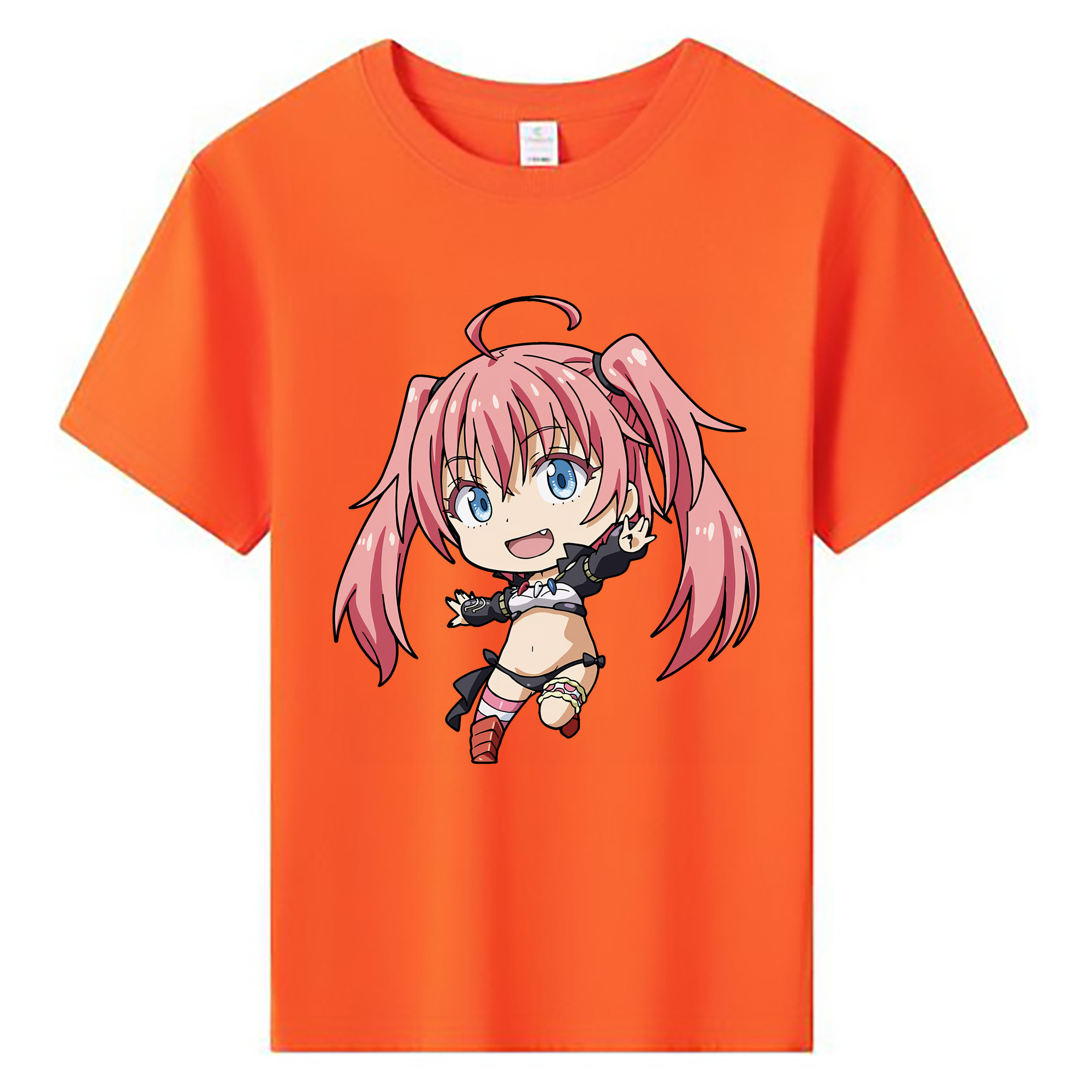 （画像用） 転スラ Regarding Reincarnated to Slime 綿100％キッズTシャツ（フロントプリント）