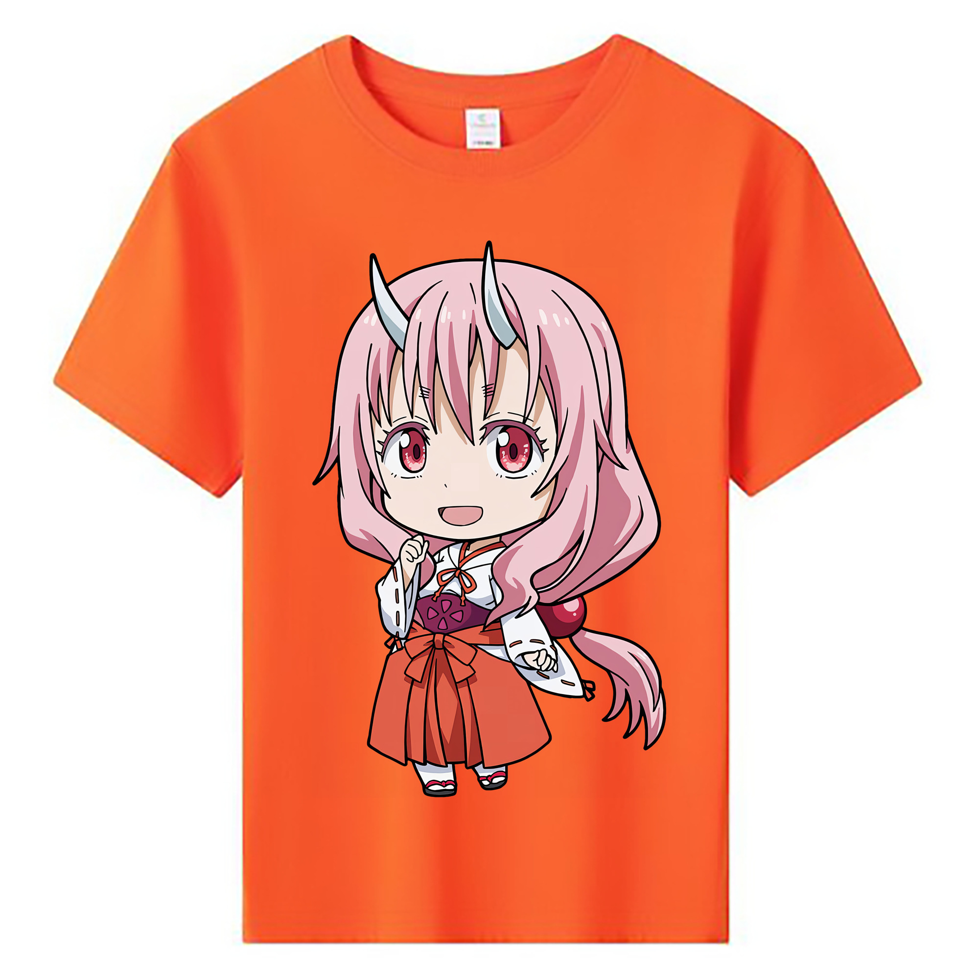 （画像用） 転スラ Regarding Reincarnated to Slime 綿100％キッズTシャツ（フロントプリント）