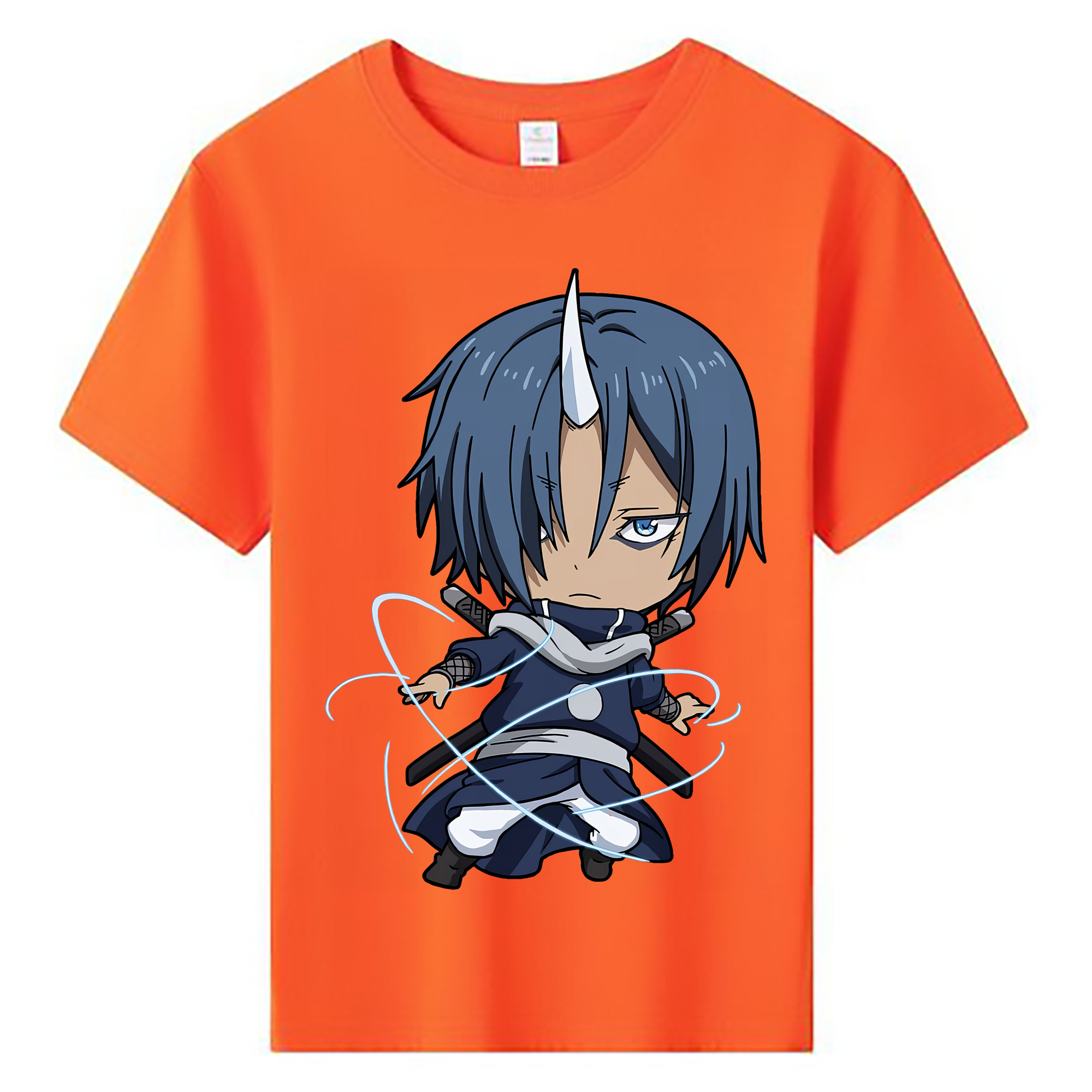 （画像用） 転スラ Regarding Reincarnated to Slime 綿100％キッズTシャツ（フロントプリント）