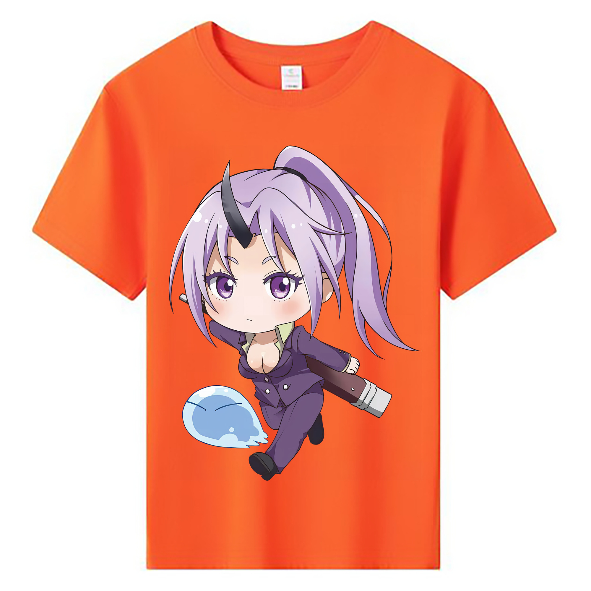 （画像用） 転スラ Regarding Reincarnated to Slime 綿100％キッズTシャツ（フロントプリント）