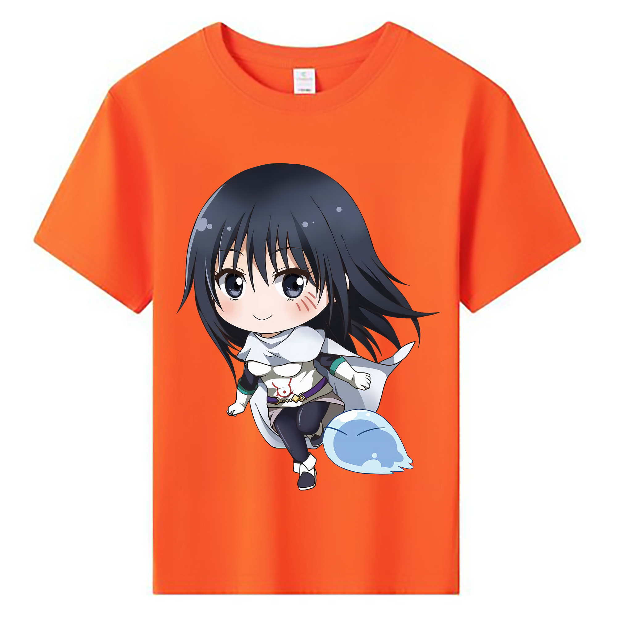 （画像用） 転スラ Regarding Reincarnated to Slime 綿100％キッズTシャツ（フロントプリント）