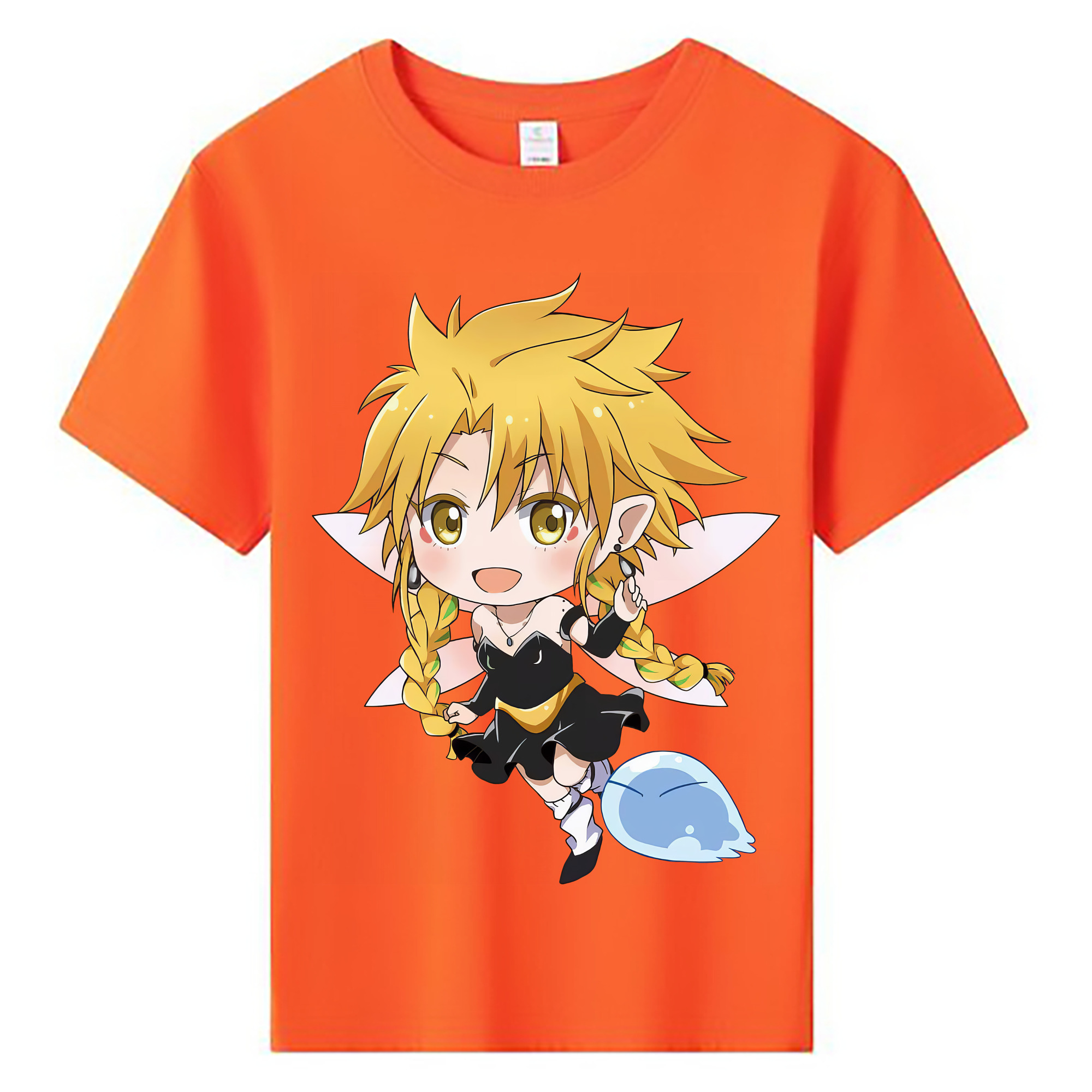 （画像用） 転スラ Regarding Reincarnated to Slime 綿100％キッズTシャツ（フロントプリント）