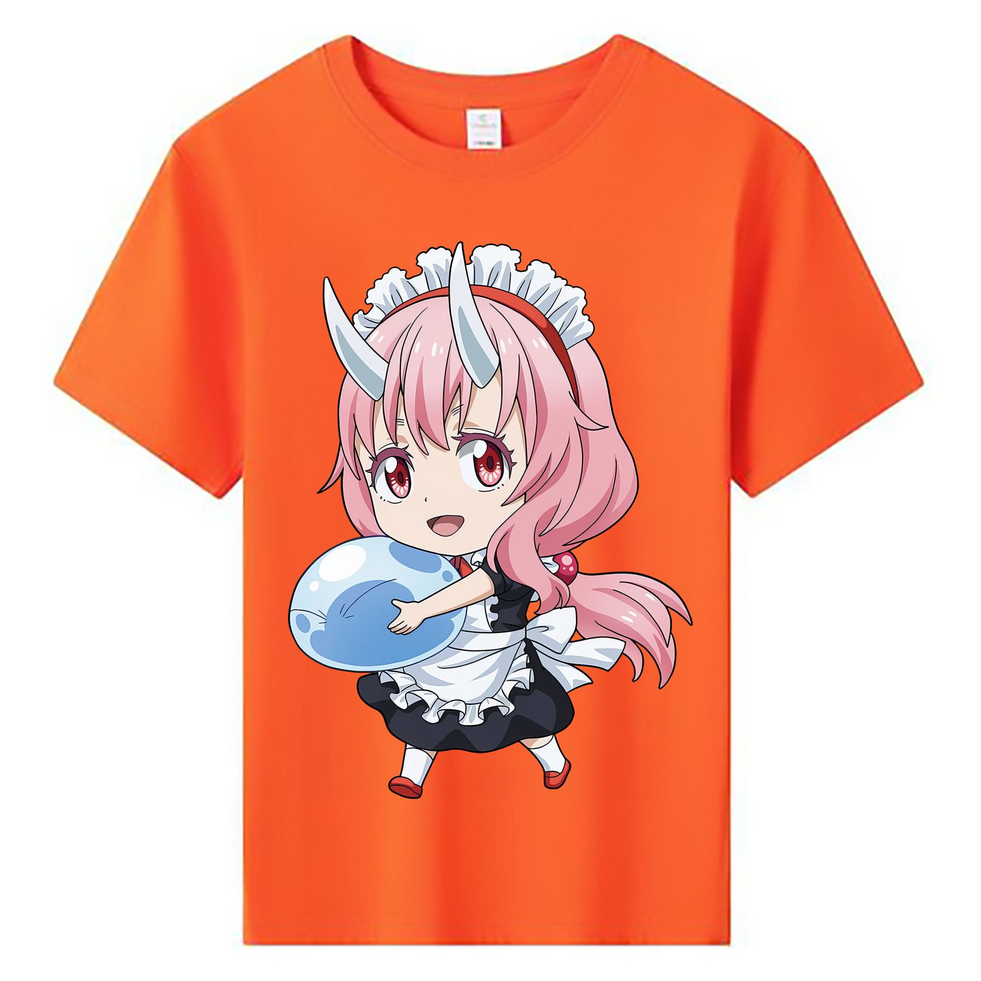 （画像用） 転スラ Regarding Reincarnated to Slime 綿100％キッズTシャツ（フロントプリント）