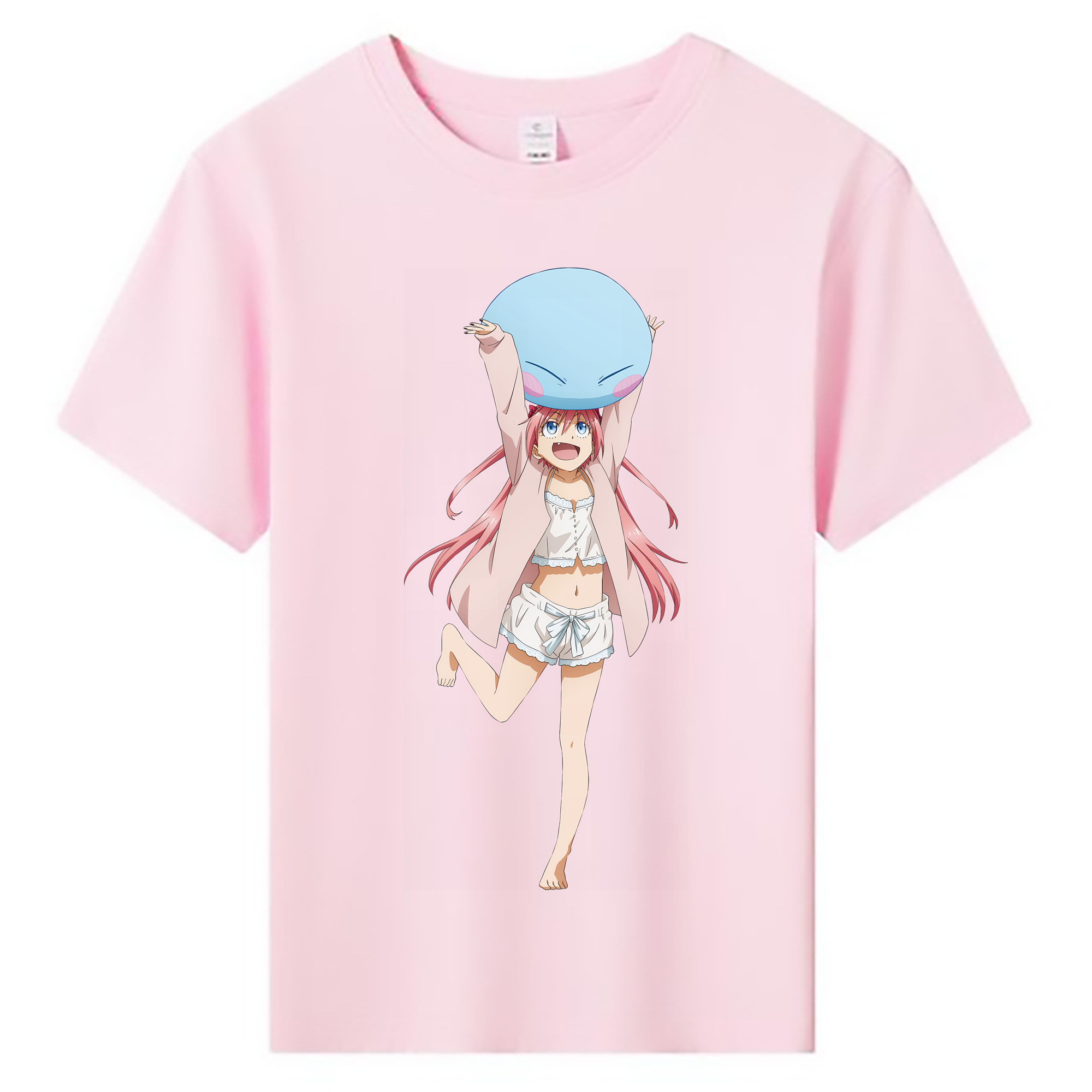 （画像用） 転スラ Regarding Reincarnated to Slime 綿100％キッズTシャツ（フロントプリント）
