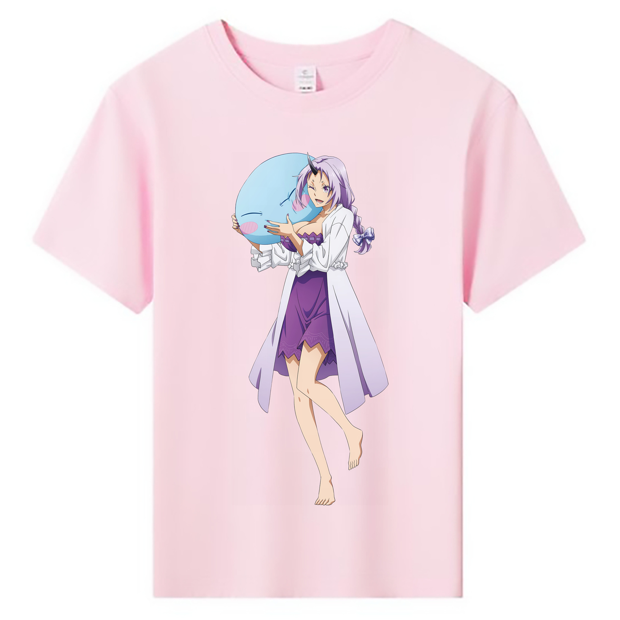 （画像用） 転スラ Regarding Reincarnated to Slime 綿100％キッズTシャツ（フロントプリント）