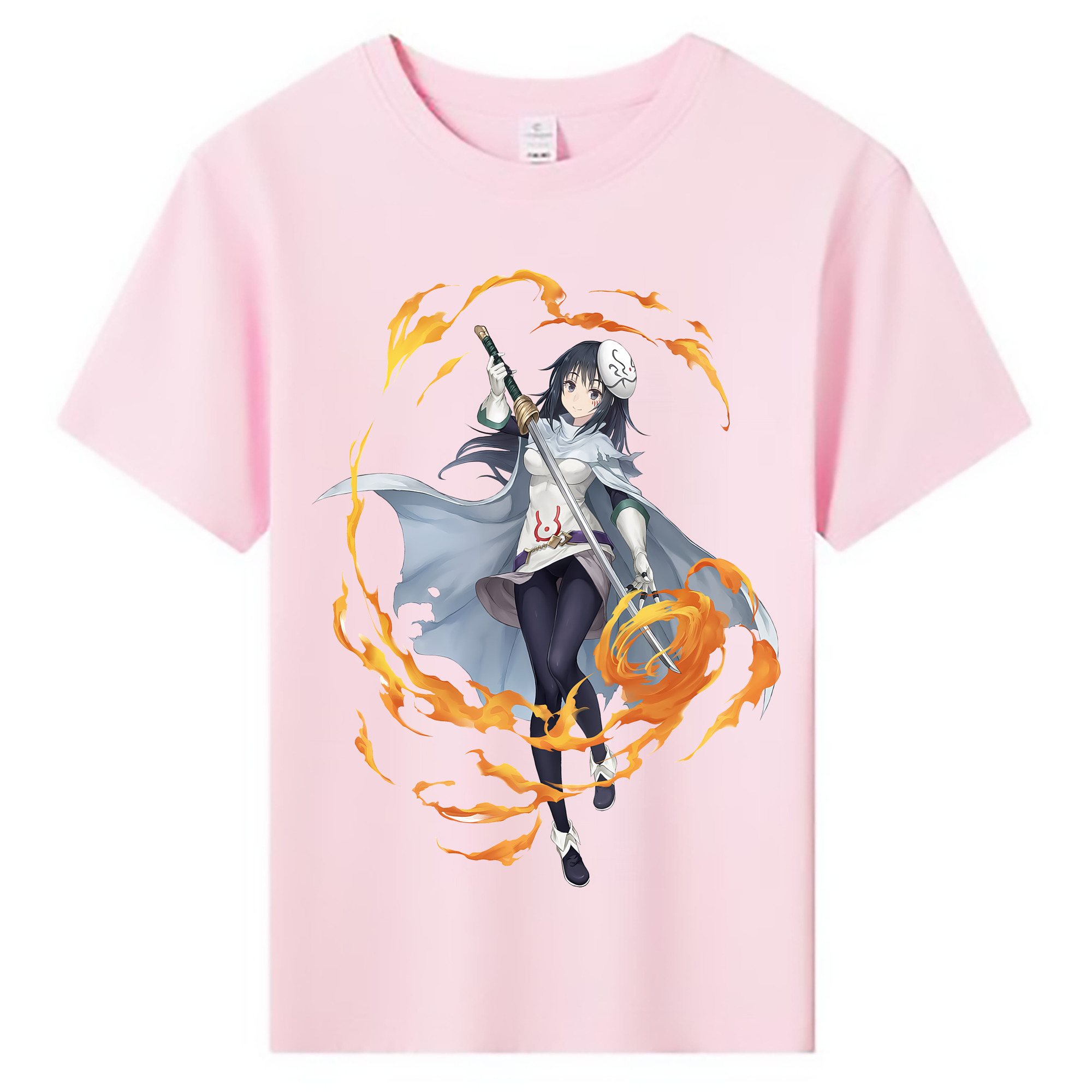（画像用） 転スラ Regarding Reincarnated to Slime 綿100％キッズTシャツ（フロントプリント）