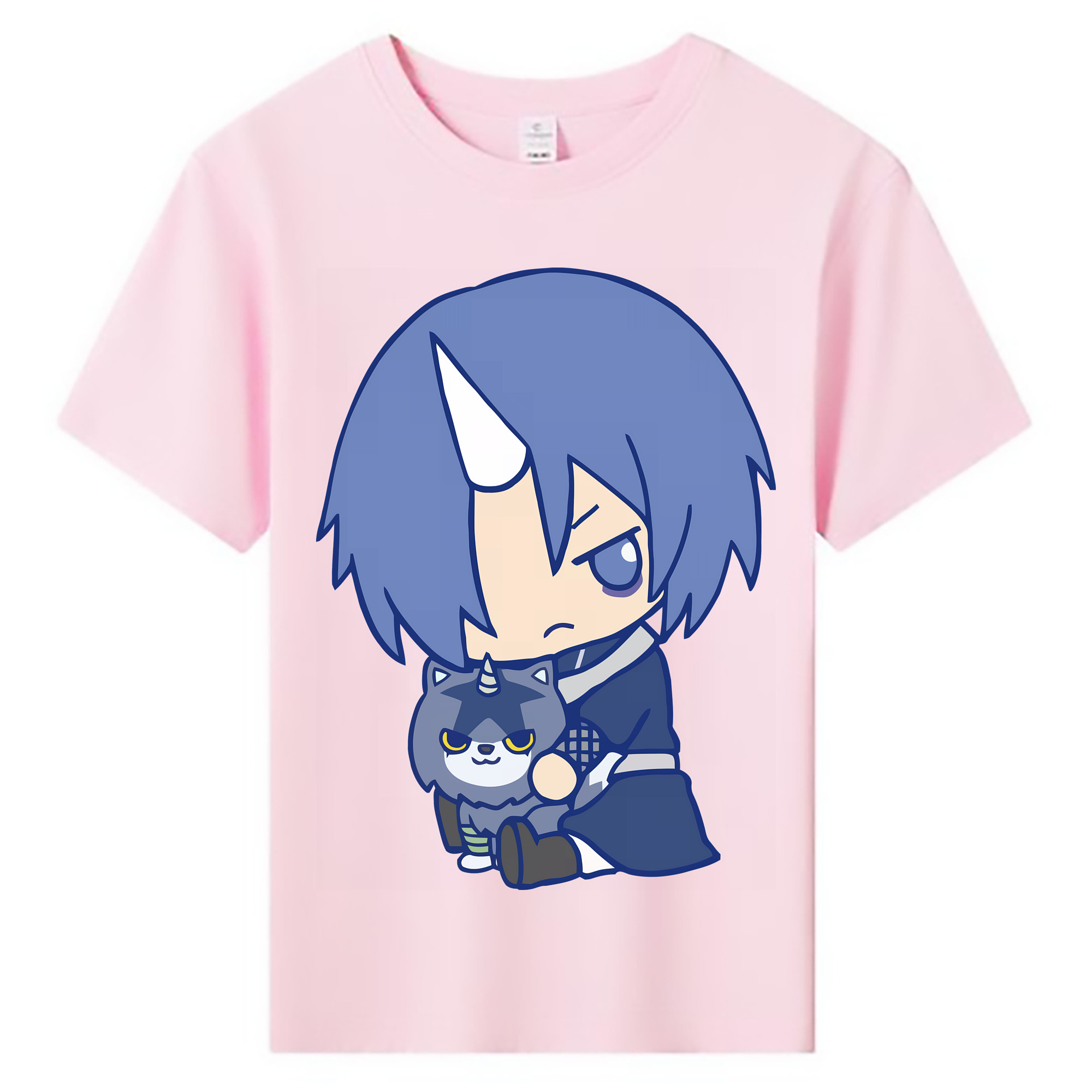 （画像用） 転スラ Regarding Reincarnated to Slime 綿100％キッズTシャツ（フロントプリント）