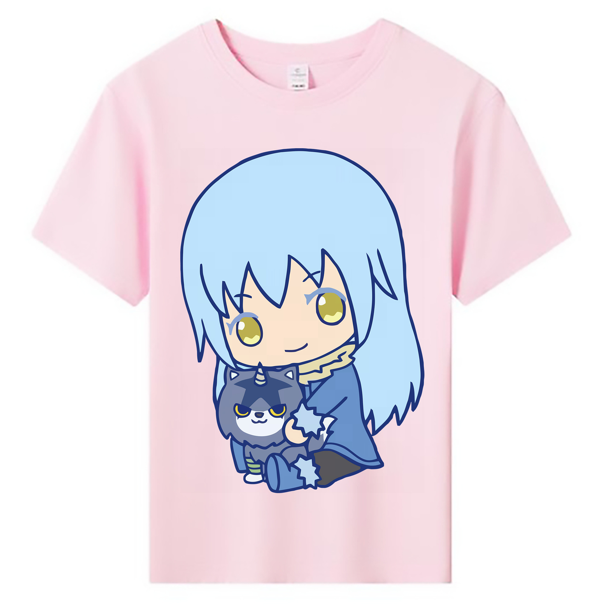 （画像用） 転スラ Regarding Reincarnated to Slime 綿100％キッズTシャツ（フロントプリント）