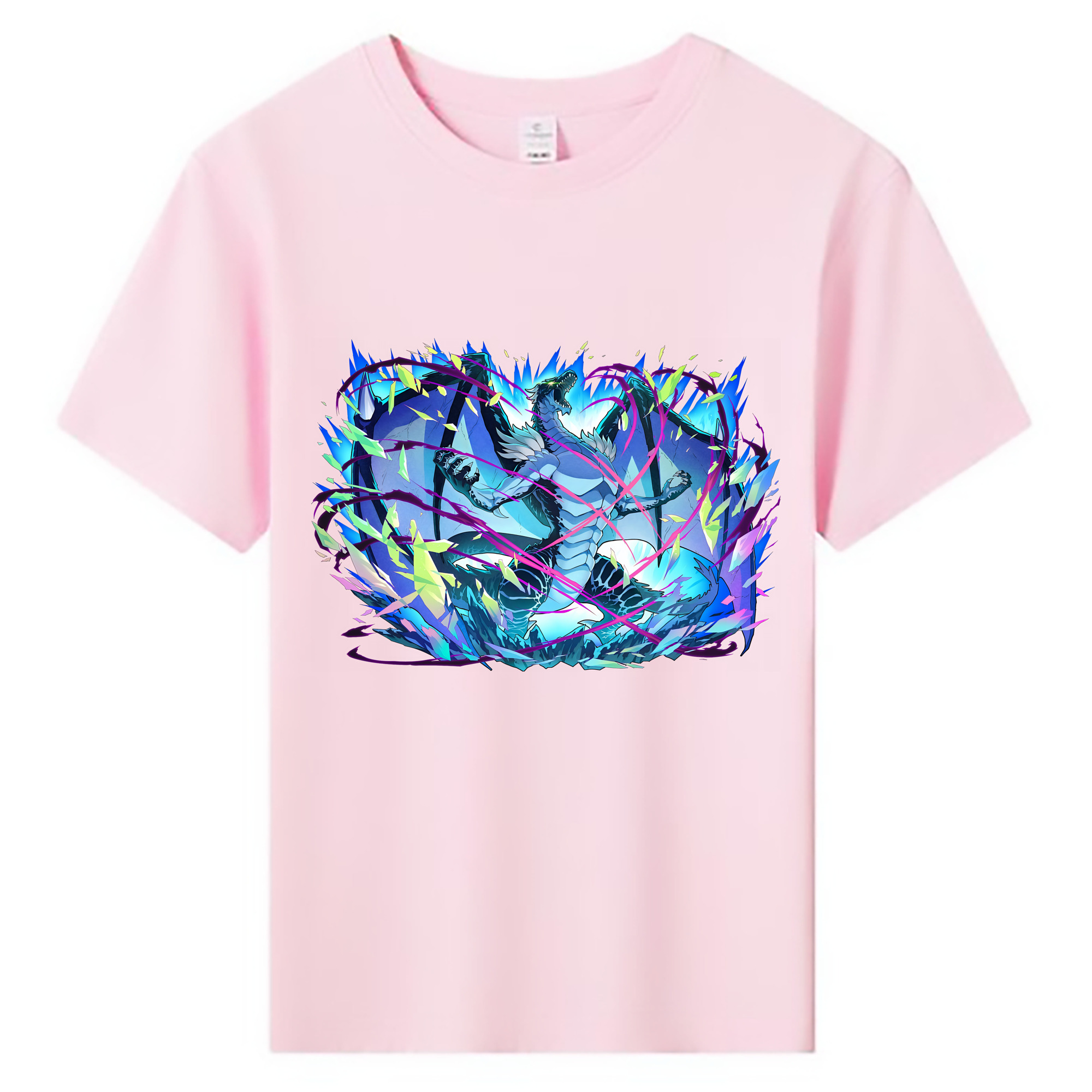 （画像用） 転スラ Regarding Reincarnated to Slime 綿100％キッズTシャツ（フロントプリント）