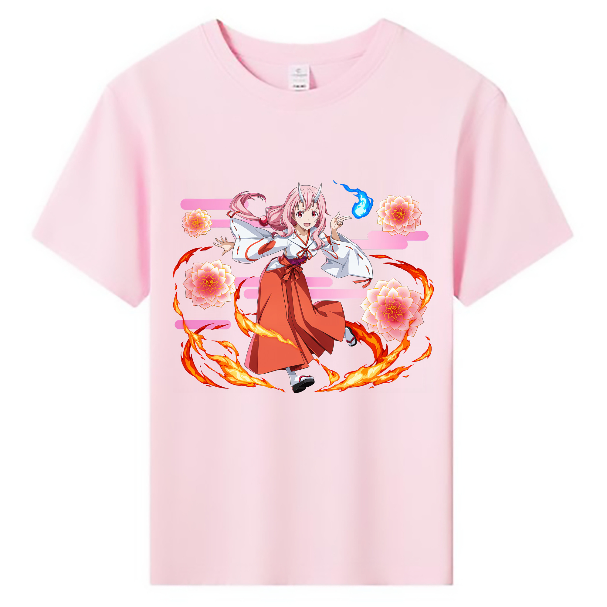 （画像用） 転スラ Regarding Reincarnated to Slime 綿100％キッズTシャツ（フロントプリント）