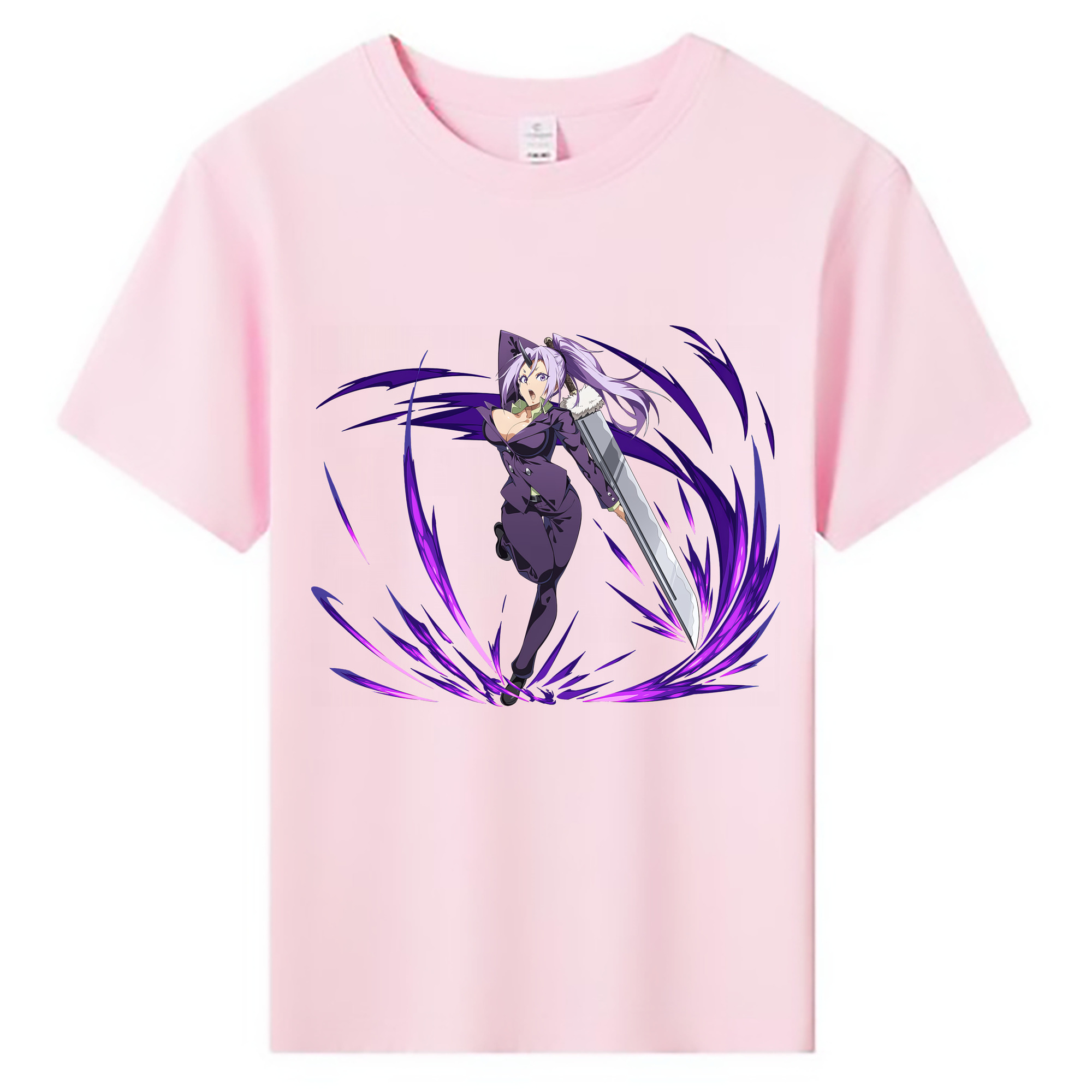 （画像用） 転スラ Regarding Reincarnated to Slime 綿100％キッズTシャツ（フロントプリント）