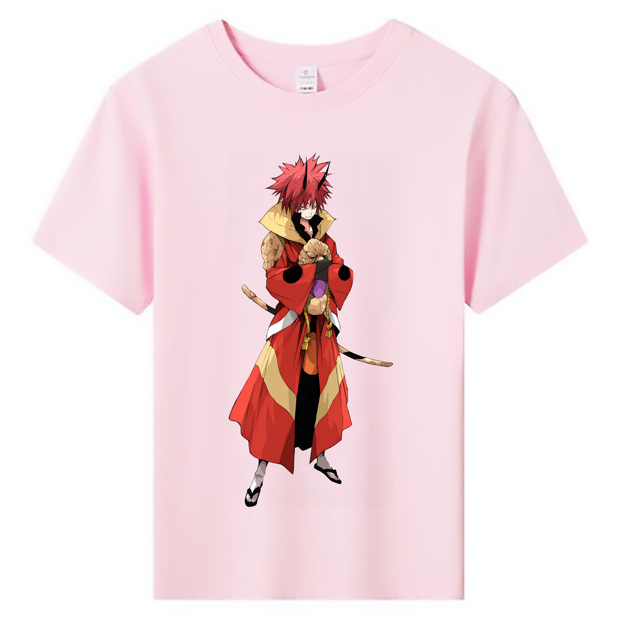 （画像用） 転スラ Regarding Reincarnated to Slime 綿100％キッズTシャツ（フロントプリント）