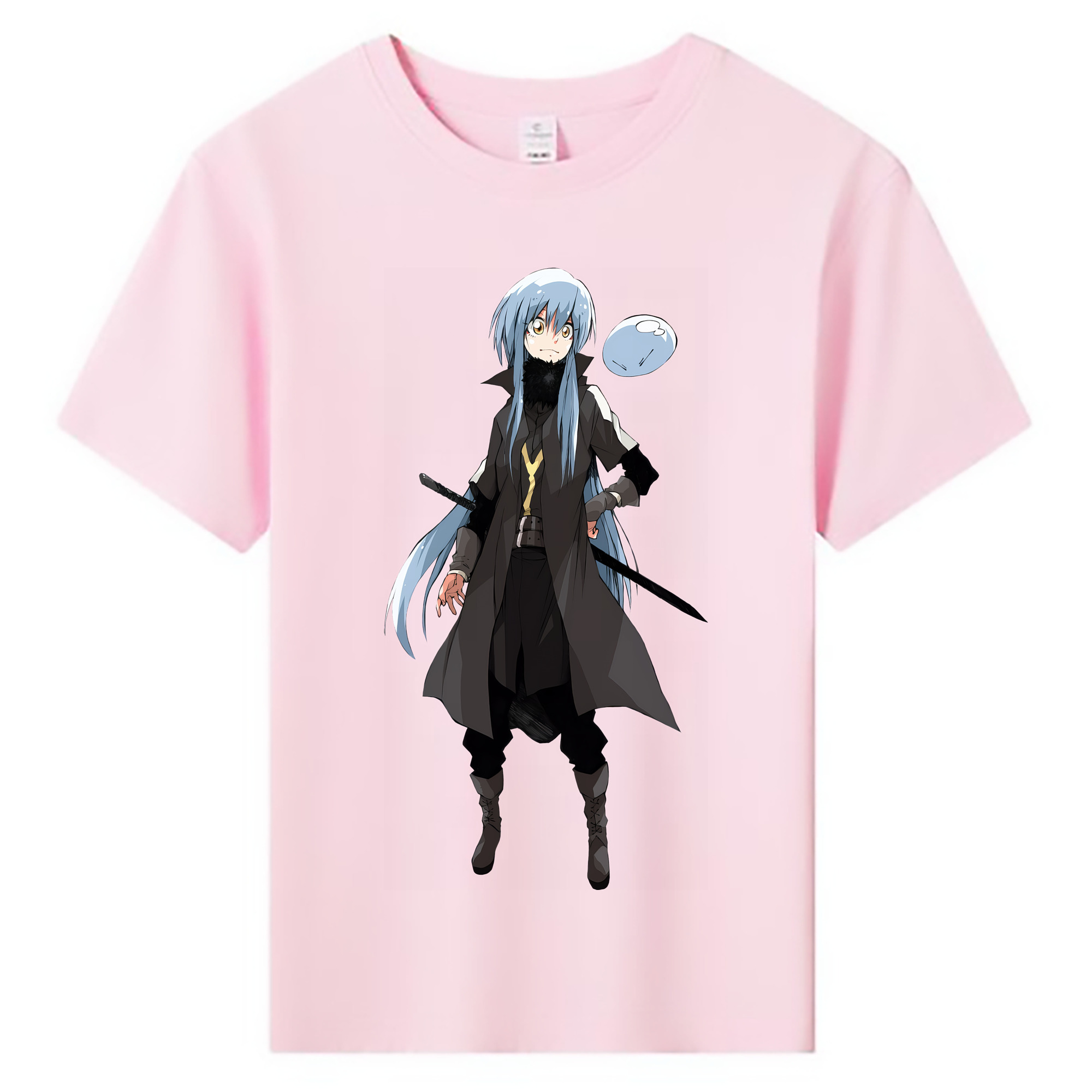 （画像用） 転スラ Regarding Reincarnated to Slime 綿100％キッズTシャツ（フロントプリント）