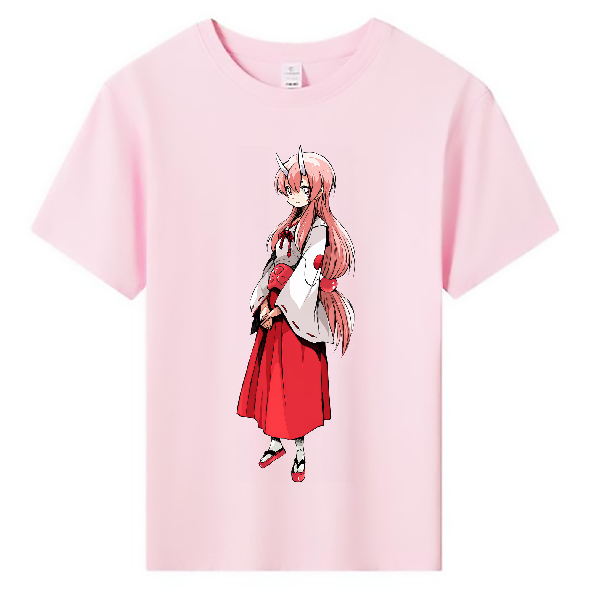 （画像用） 転スラ Regarding Reincarnated to Slime 綿100％キッズTシャツ（フロントプリント）