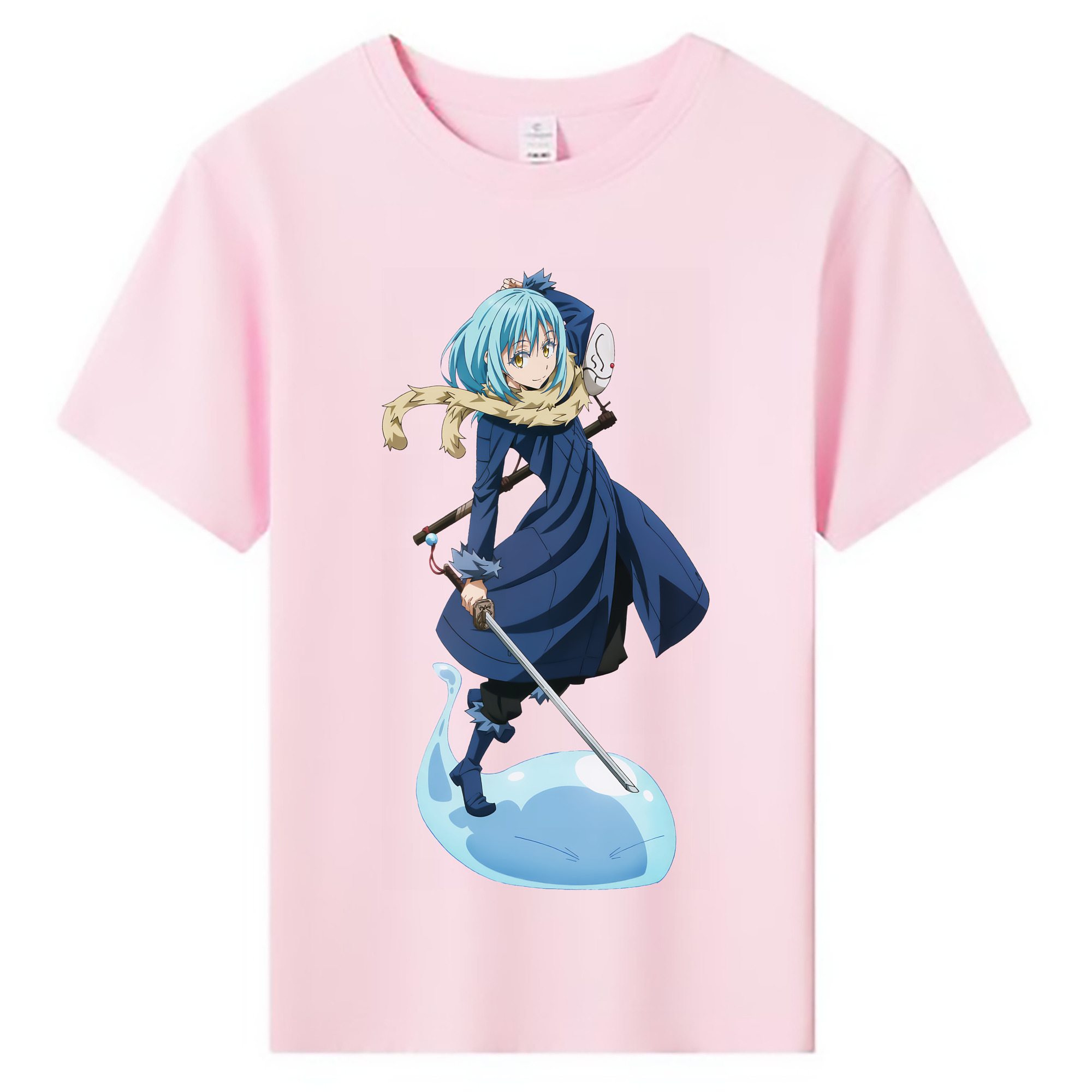 （画像用） 転スラ Regarding Reincarnated to Slime 綿100％キッズTシャツ（フロントプリント）