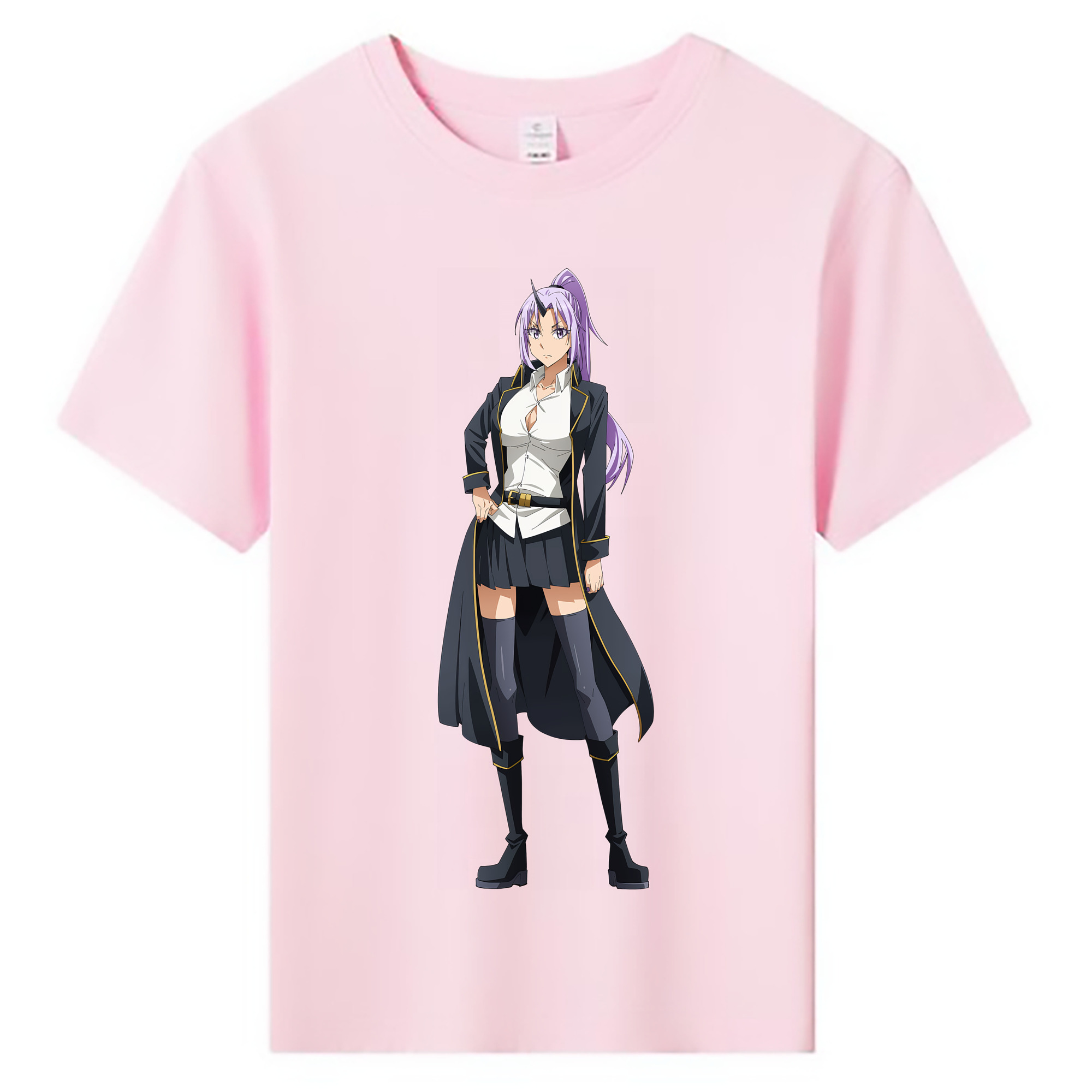 （画像用） 転スラ Regarding Reincarnated to Slime 綿100％キッズTシャツ（フロントプリント）