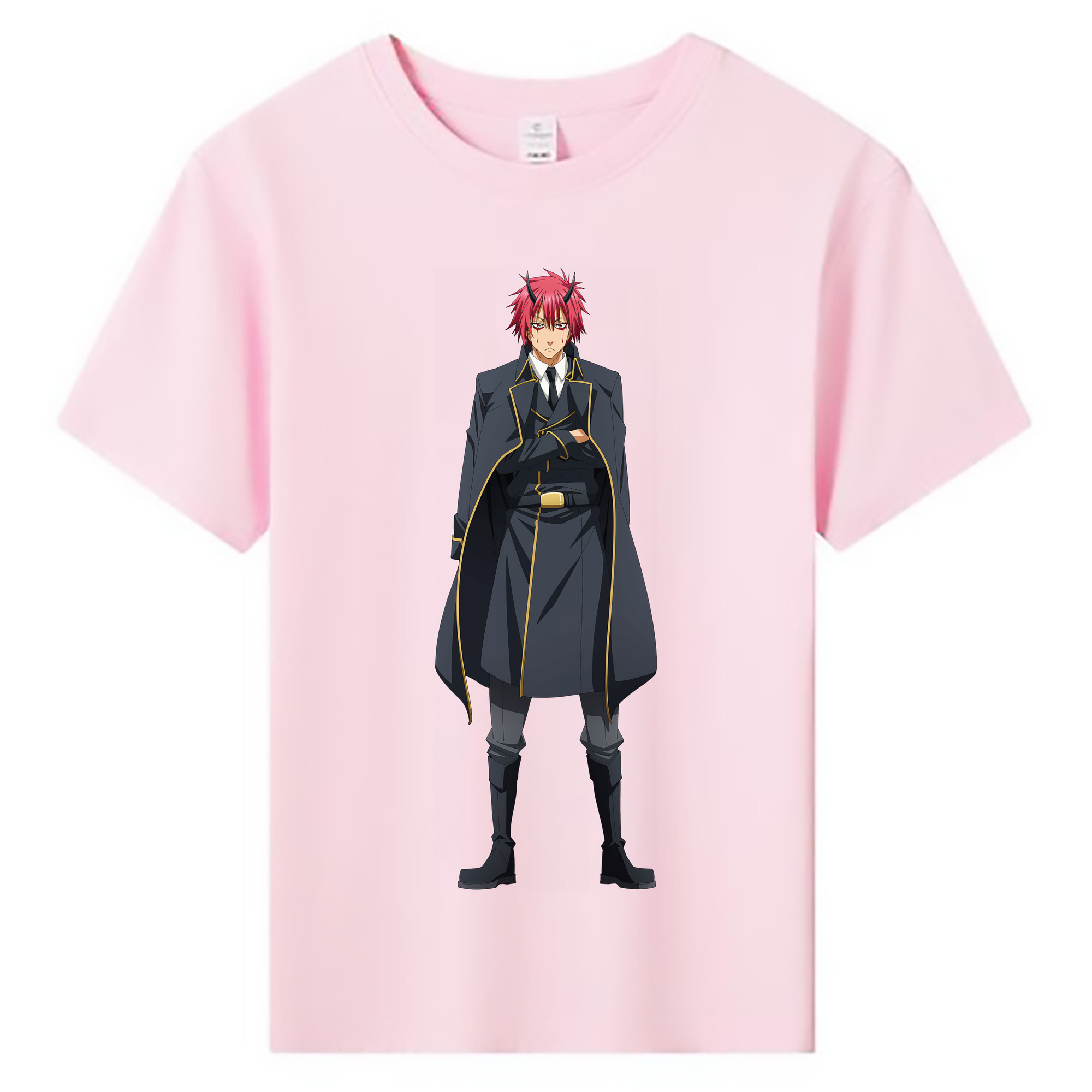 （画像用） 転スラ Regarding Reincarnated to Slime 綿100％キッズTシャツ（フロントプリント）