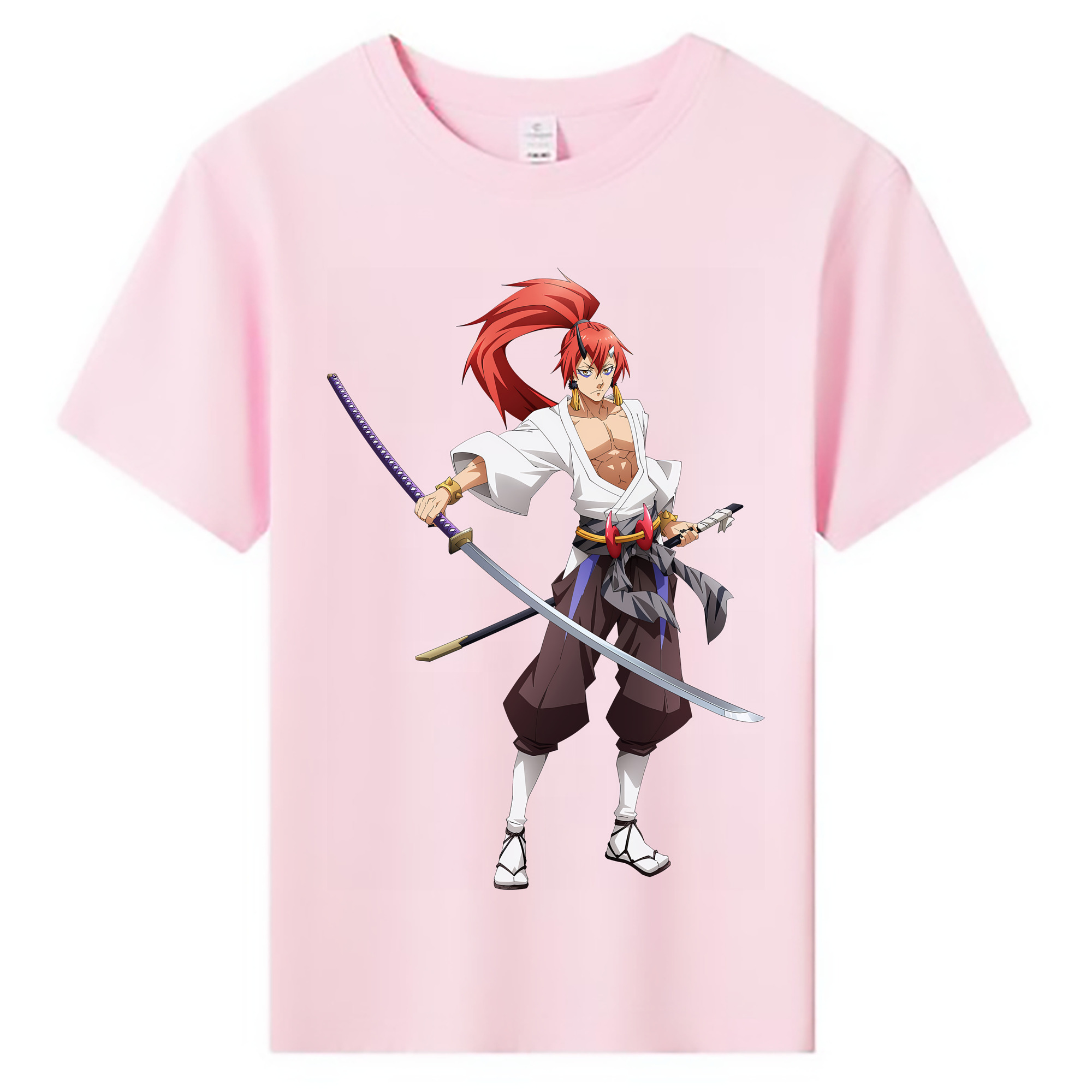 （画像用） 転スラ Regarding Reincarnated to Slime 綿100％キッズTシャツ（フロントプリント）