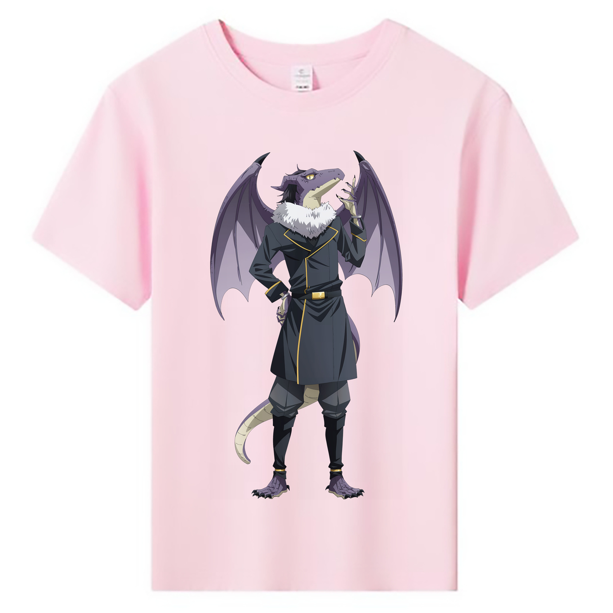 （画像用） 転スラ Regarding Reincarnated to Slime 綿100％キッズTシャツ（フロントプリント）