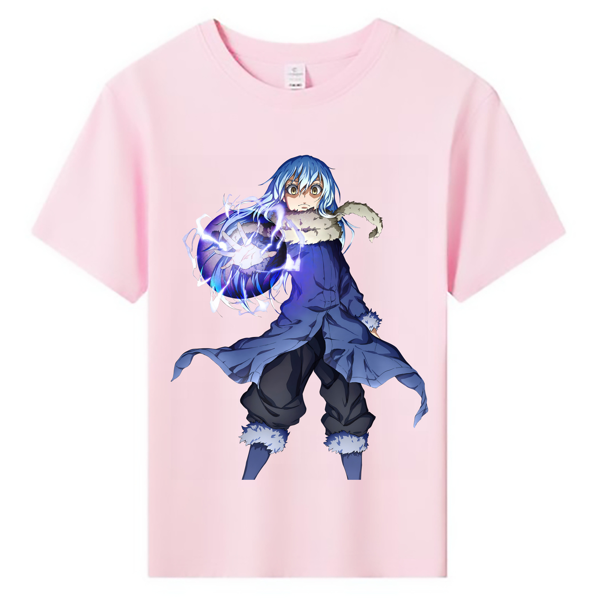 （画像用） 転スラ Regarding Reincarnated to Slime 綿100％キッズTシャツ（フロントプリント）