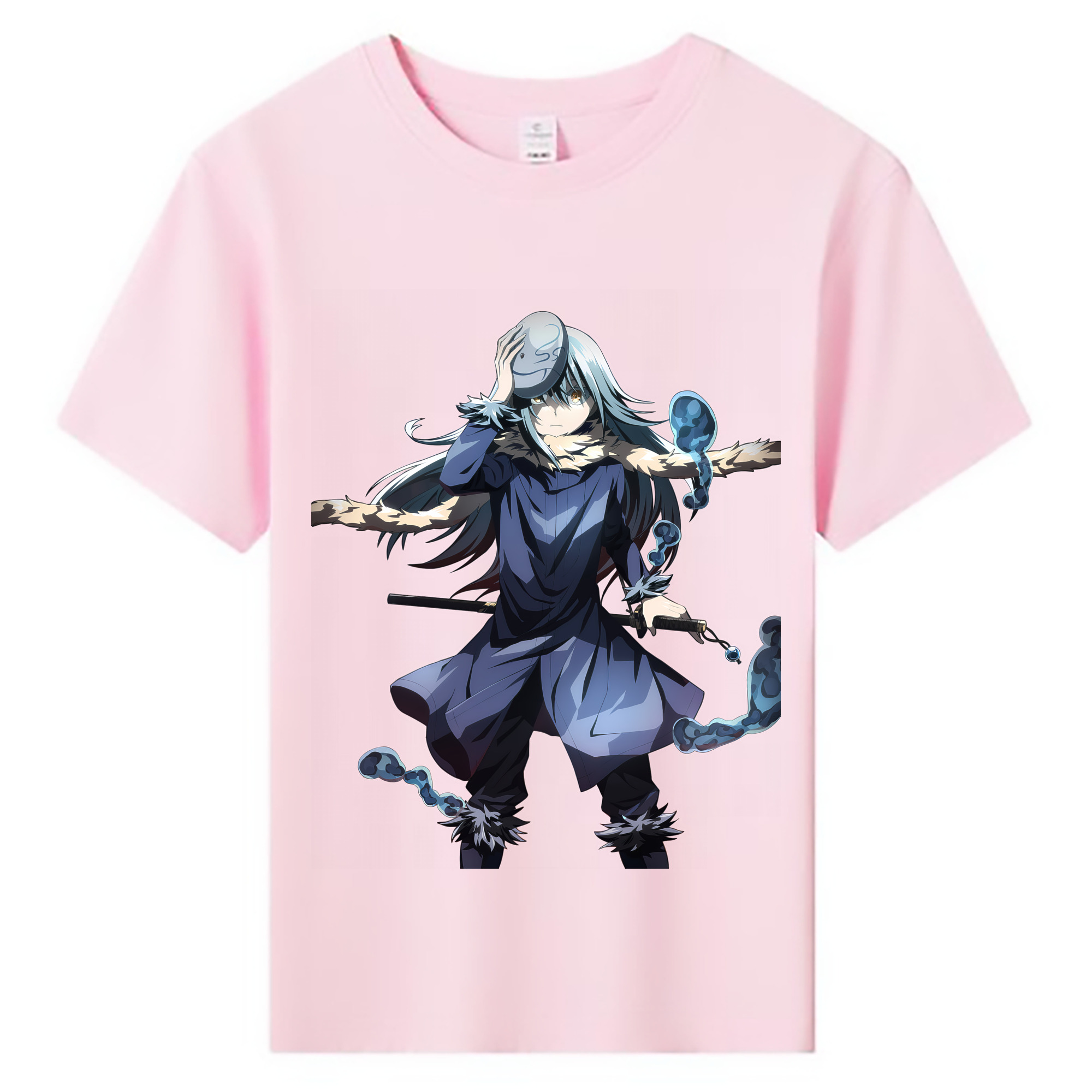（画像用） 転スラ Regarding Reincarnated to Slime 綿100％キッズTシャツ（フロントプリント）