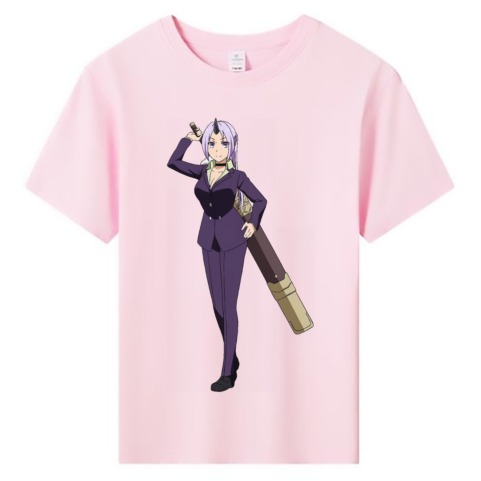 （画像用） 転スラ Regarding Reincarnated to Slime 綿100％キッズTシャツ（フロントプリント）