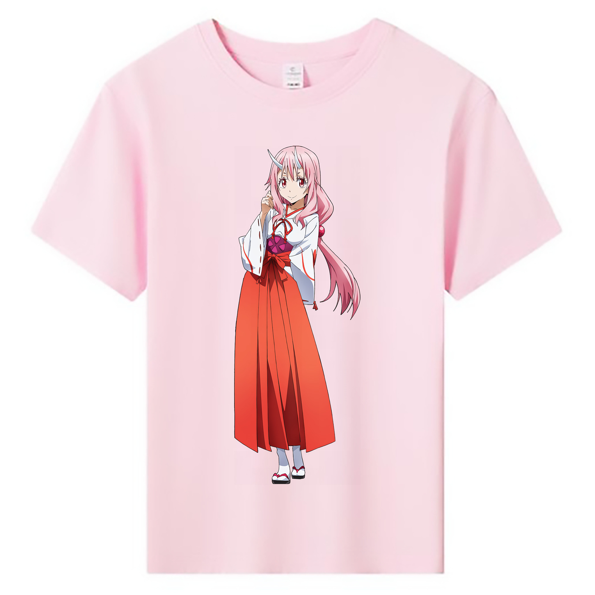 （画像用） 転スラ Regarding Reincarnated to Slime 綿100％キッズTシャツ（フロントプリント）