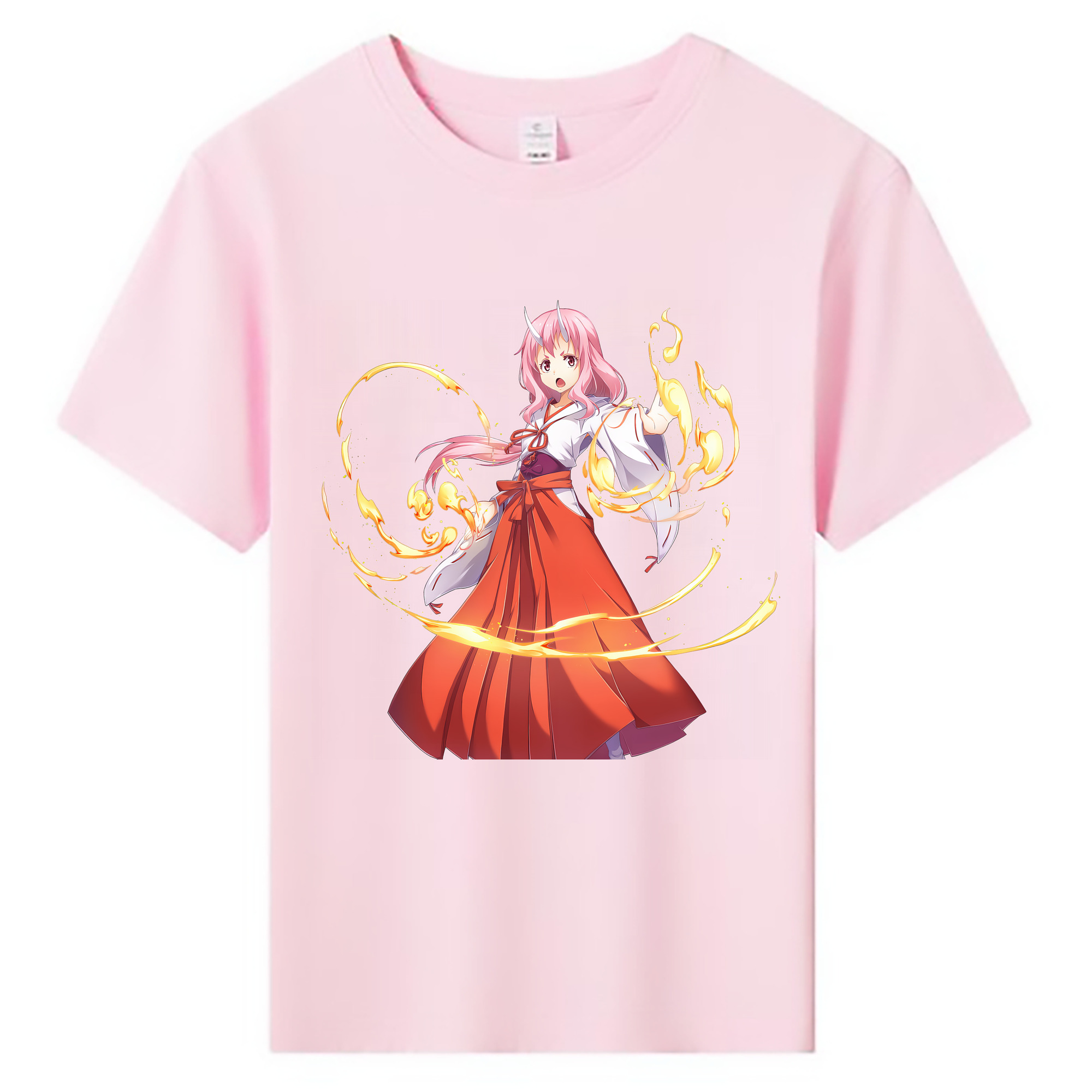 （画像用） 転スラ Regarding Reincarnated to Slime 綿100％キッズTシャツ（フロントプリント）