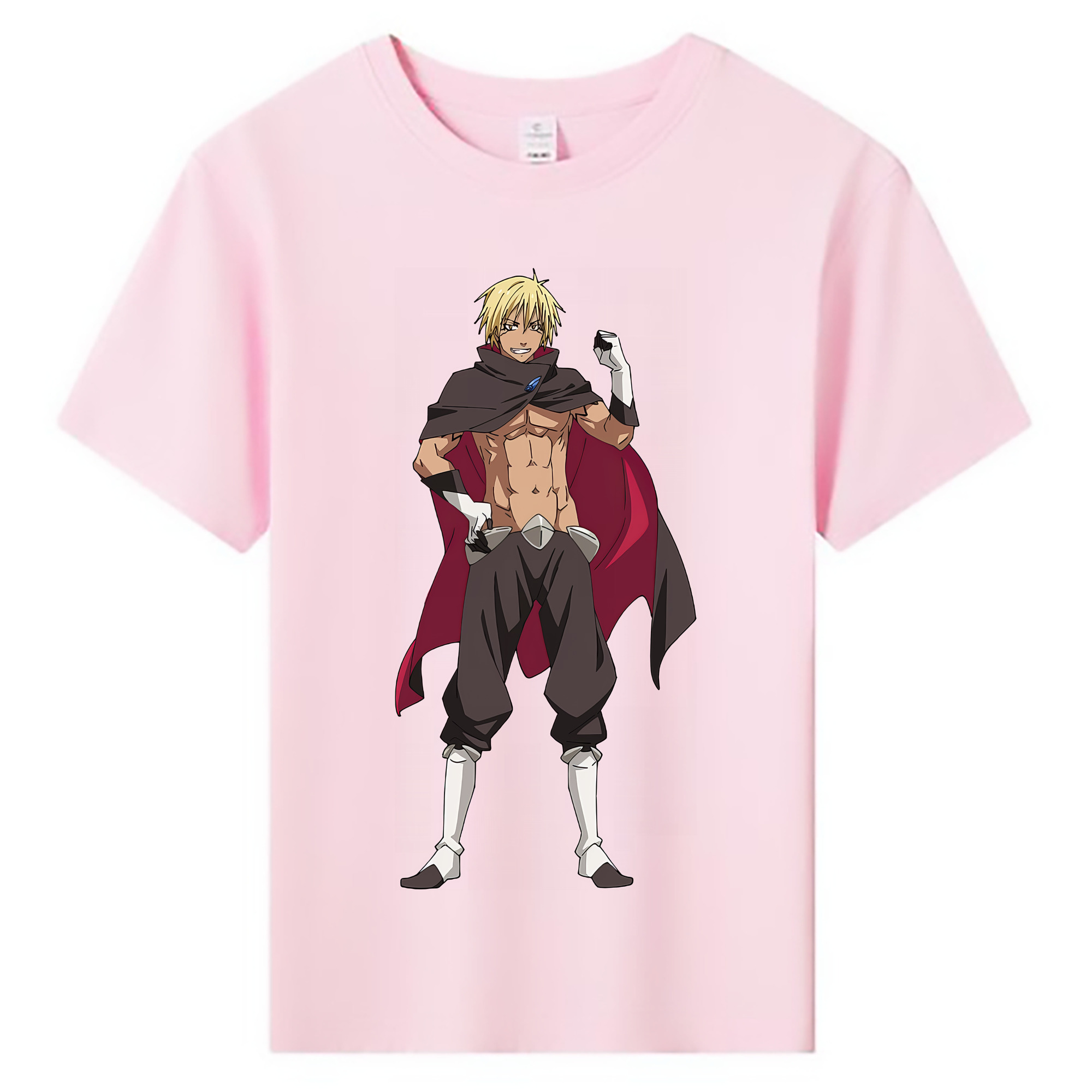 （画像用） 転スラ Regarding Reincarnated to Slime 綿100％キッズTシャツ（フロントプリント）