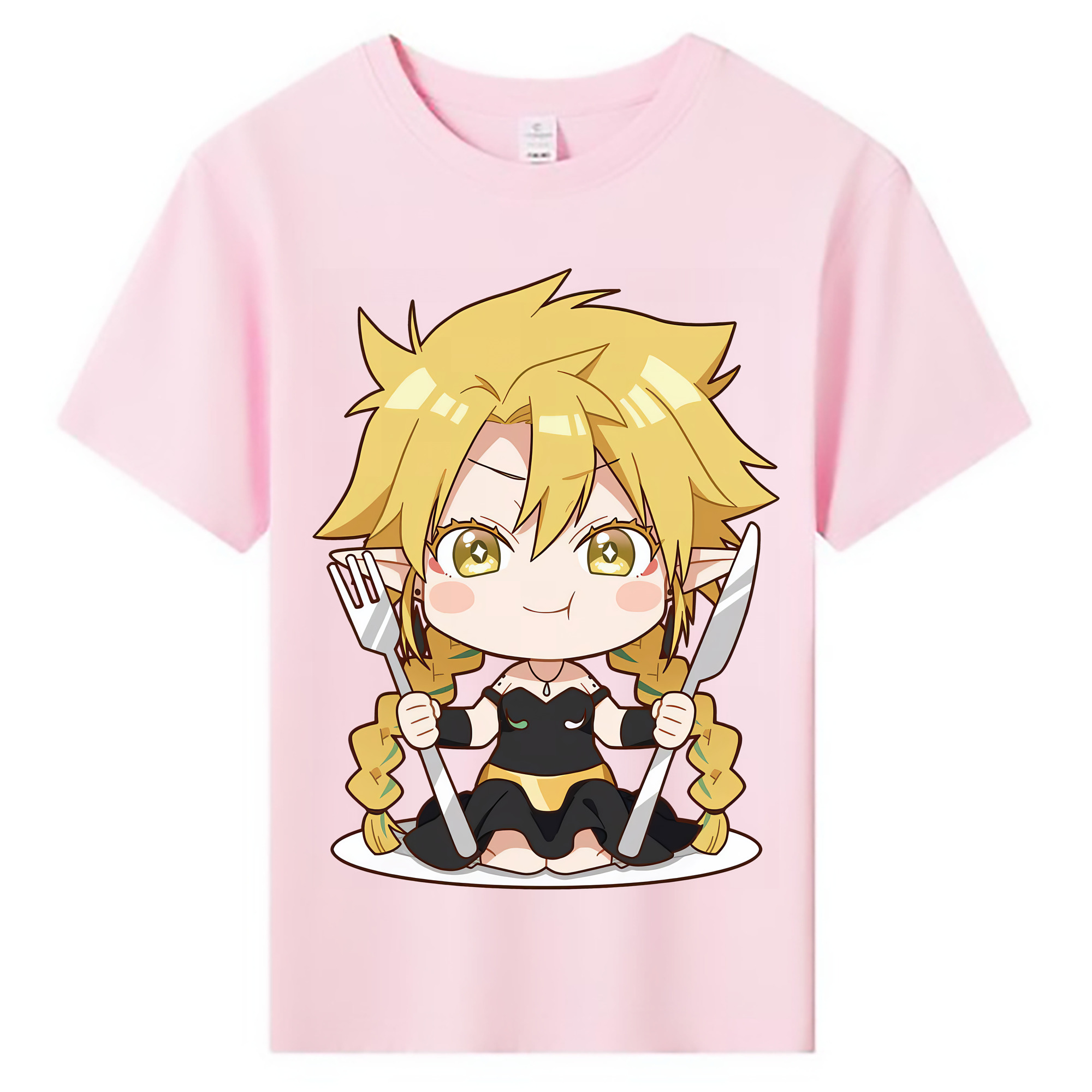 （画像用） 転スラ Regarding Reincarnated to Slime 綿100％キッズTシャツ（フロントプリント）