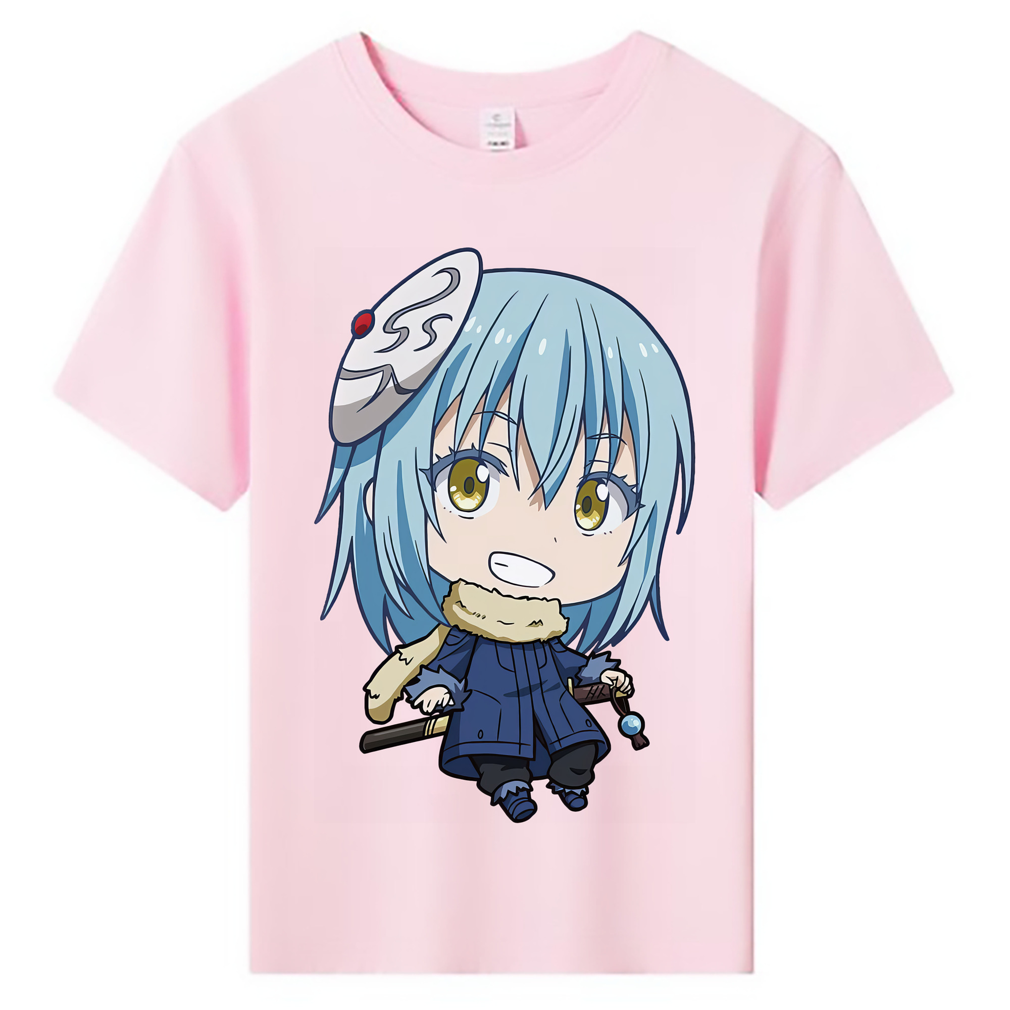 （画像用） 転スラ Regarding Reincarnated to Slime 綿100％キッズTシャツ（フロントプリント）