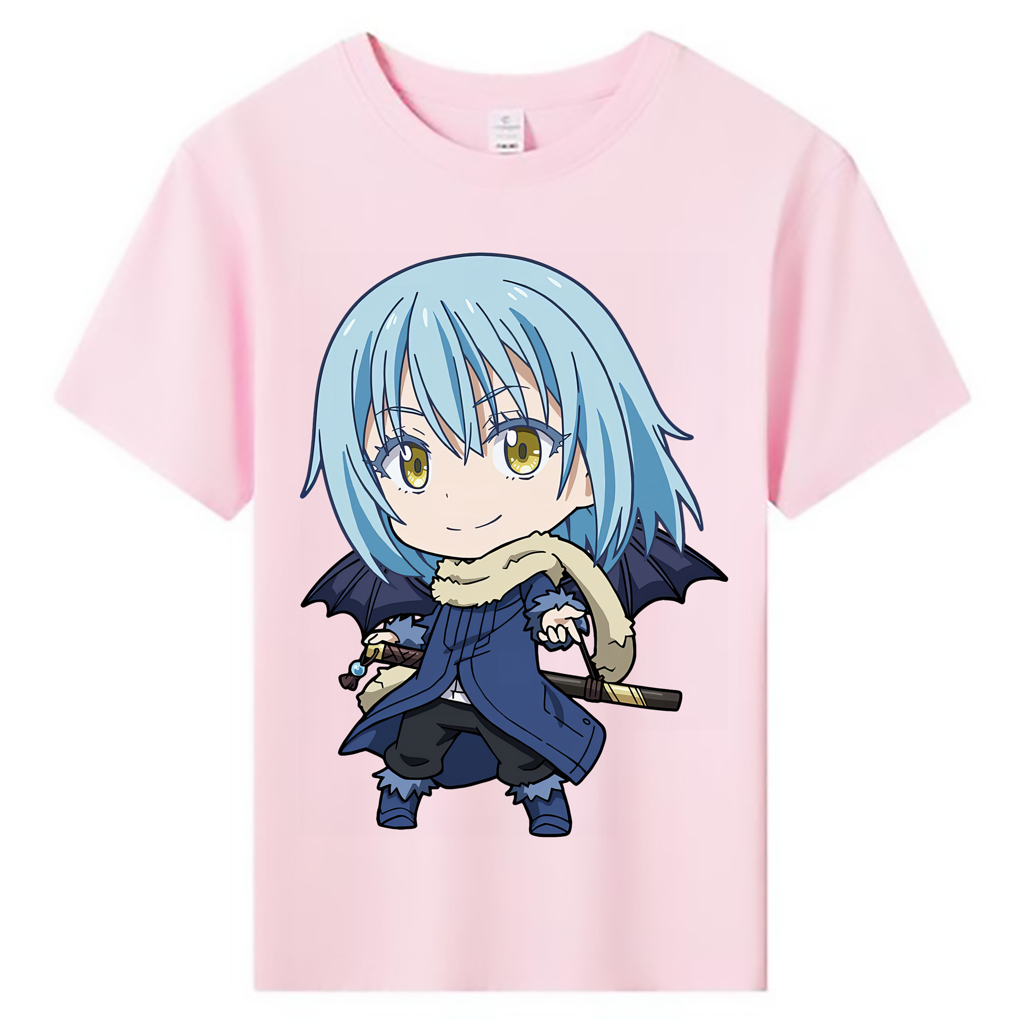 （画像用） 転スラ Regarding Reincarnated to Slime 綿100％キッズTシャツ（フロントプリント）