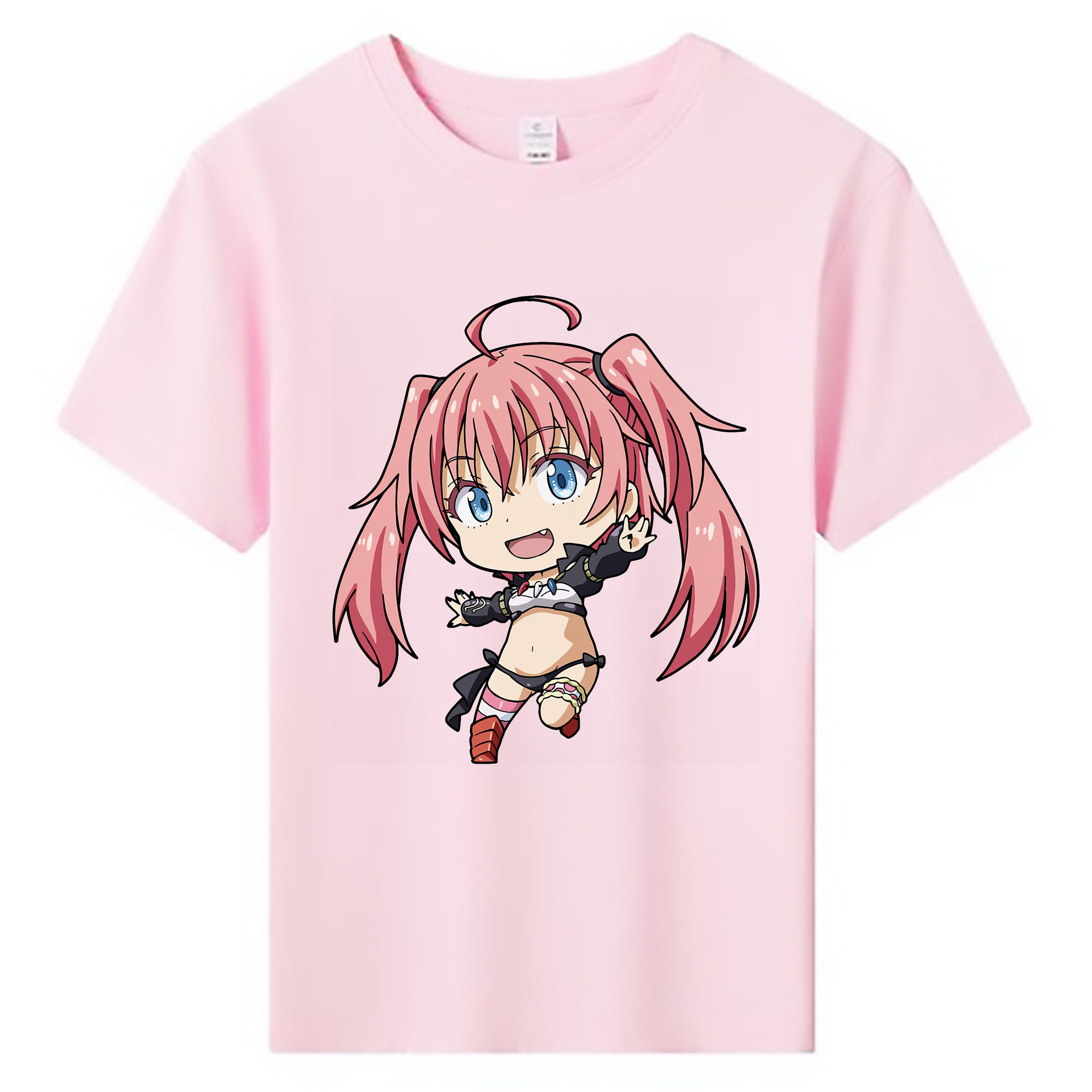 （画像用） 転スラ Regarding Reincarnated to Slime 綿100％キッズTシャツ（フロントプリント）