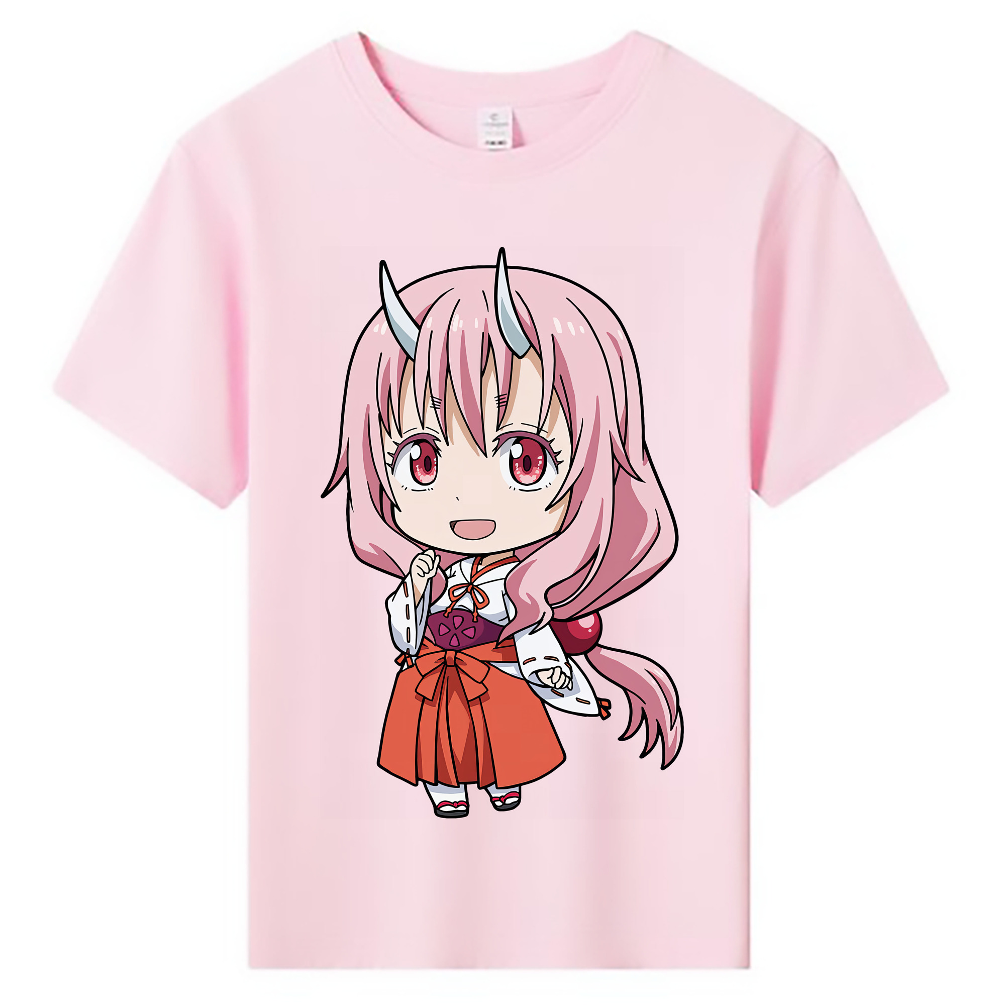 （画像用） 転スラ Regarding Reincarnated to Slime 綿100％キッズTシャツ（フロントプリント）