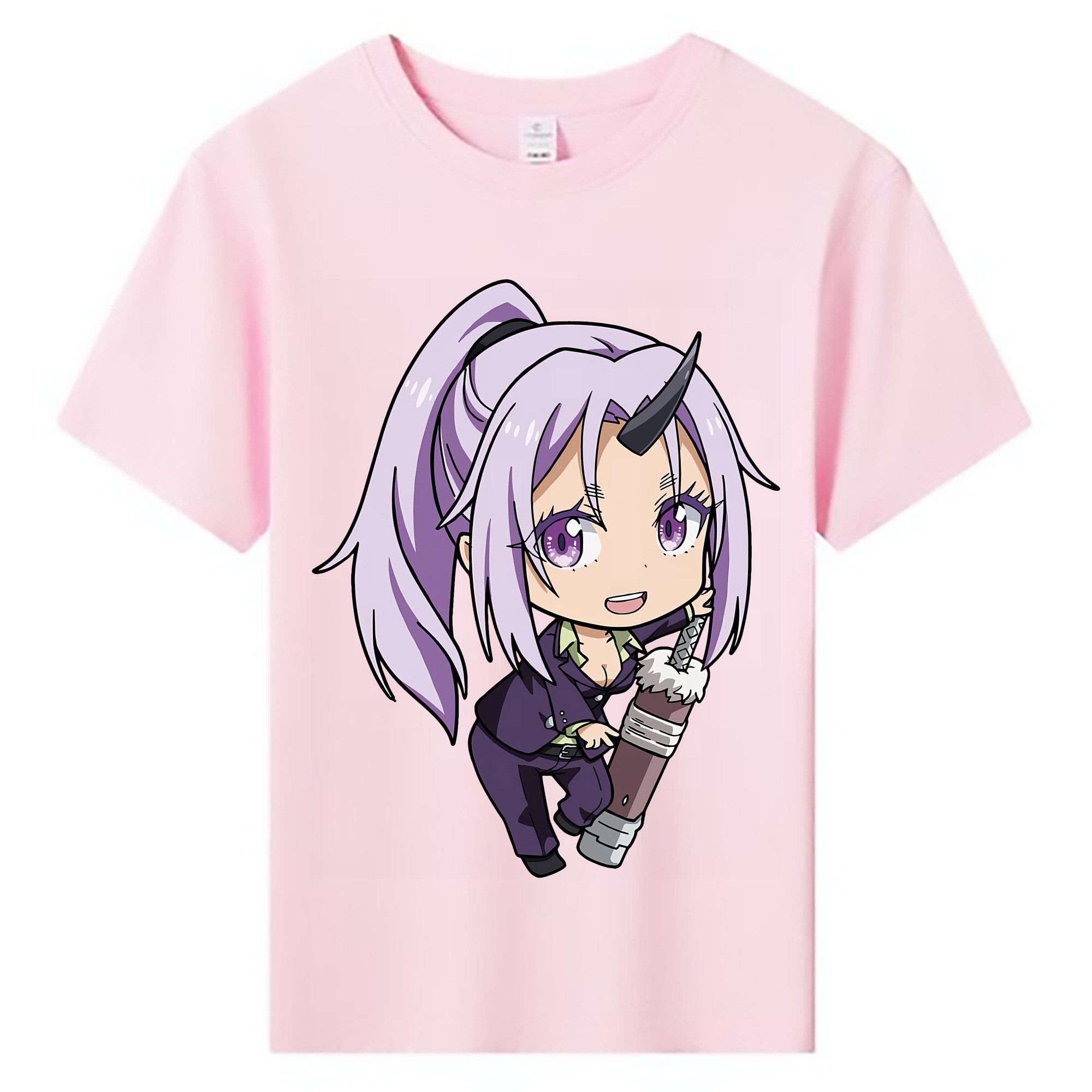 （画像用） 転スラ Regarding Reincarnated to Slime 綿100％キッズTシャツ（フロントプリント）
