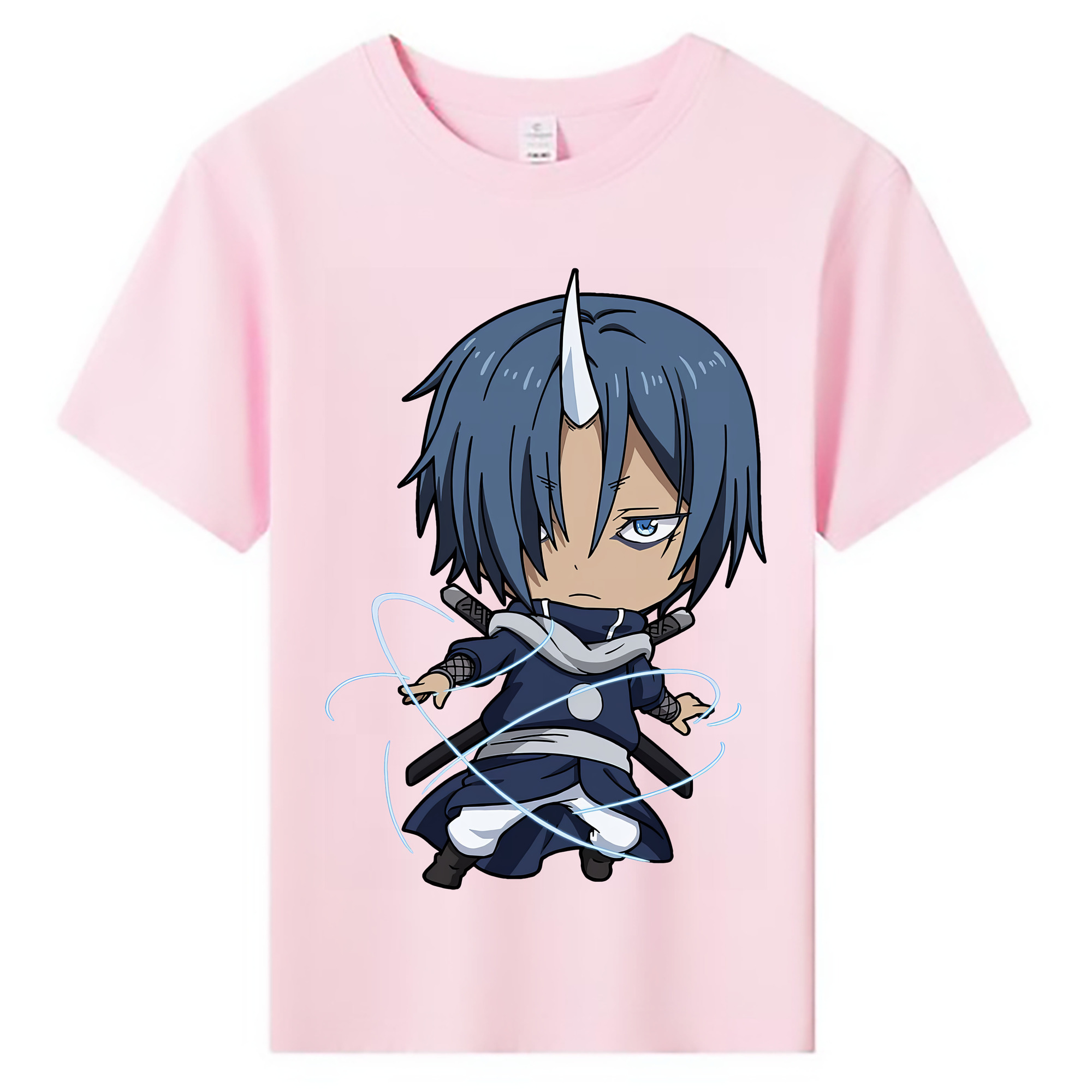 （画像用） 転スラ Regarding Reincarnated to Slime 綿100％キッズTシャツ（フロントプリント）