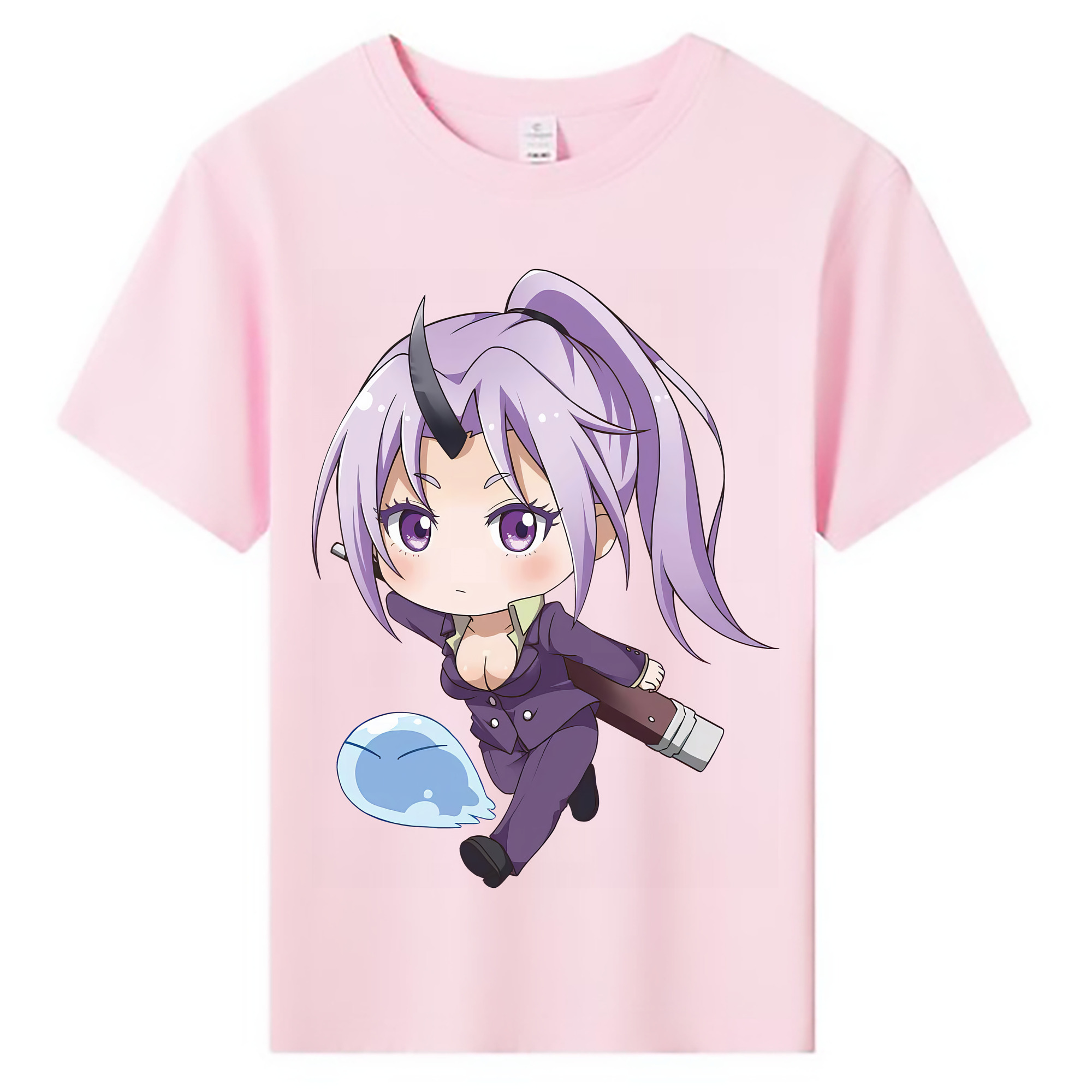 （画像用） 転スラ Regarding Reincarnated to Slime 綿100％キッズTシャツ（フロントプリント）