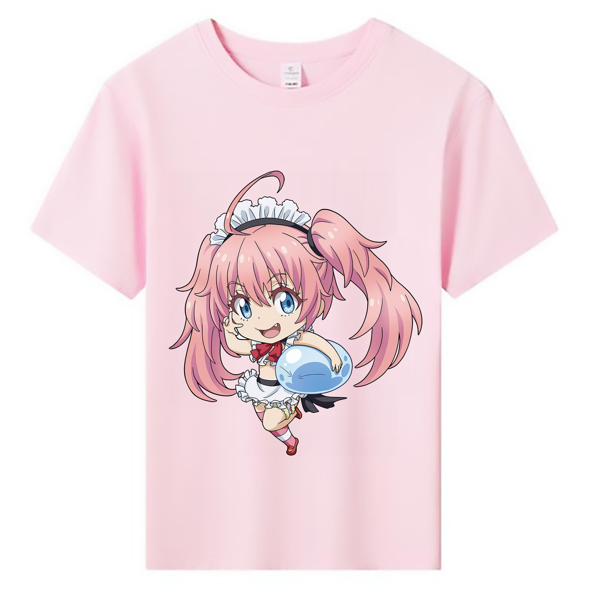 （画像用） 転スラ Regarding Reincarnated to Slime 綿100％キッズTシャツ（フロントプリント）