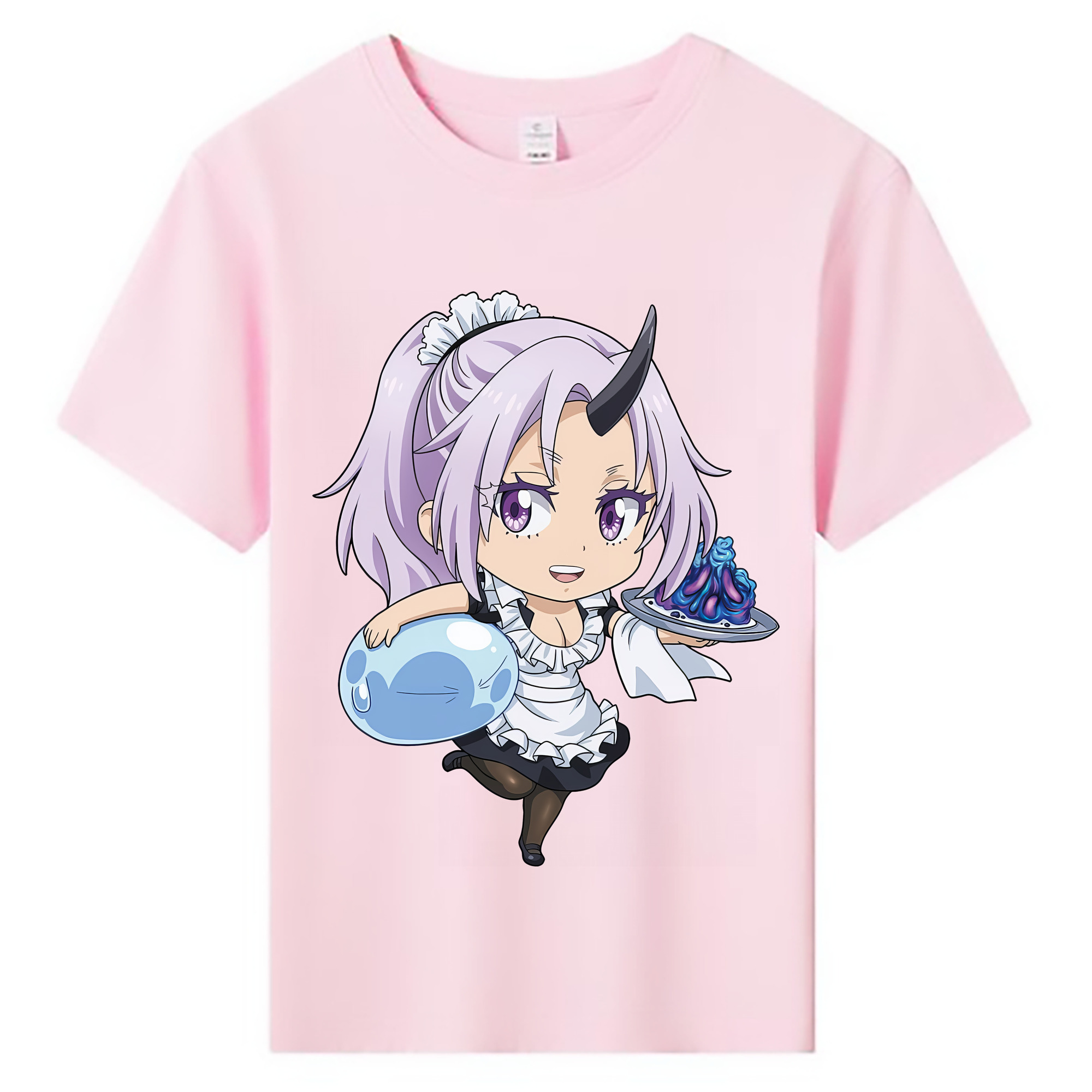 （画像用） 転スラ Regarding Reincarnated to Slime 綿100％キッズTシャツ（フロントプリント）