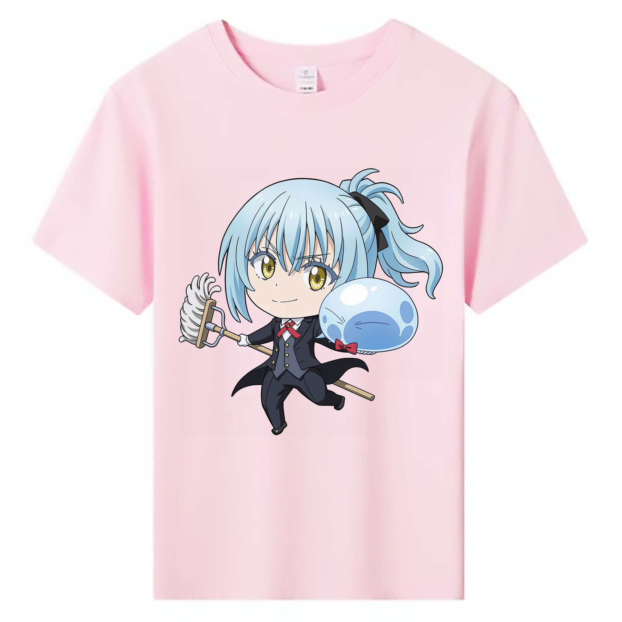 （画像用） 転スラ Regarding Reincarnated to Slime 綿100％キッズTシャツ（フロントプリント）