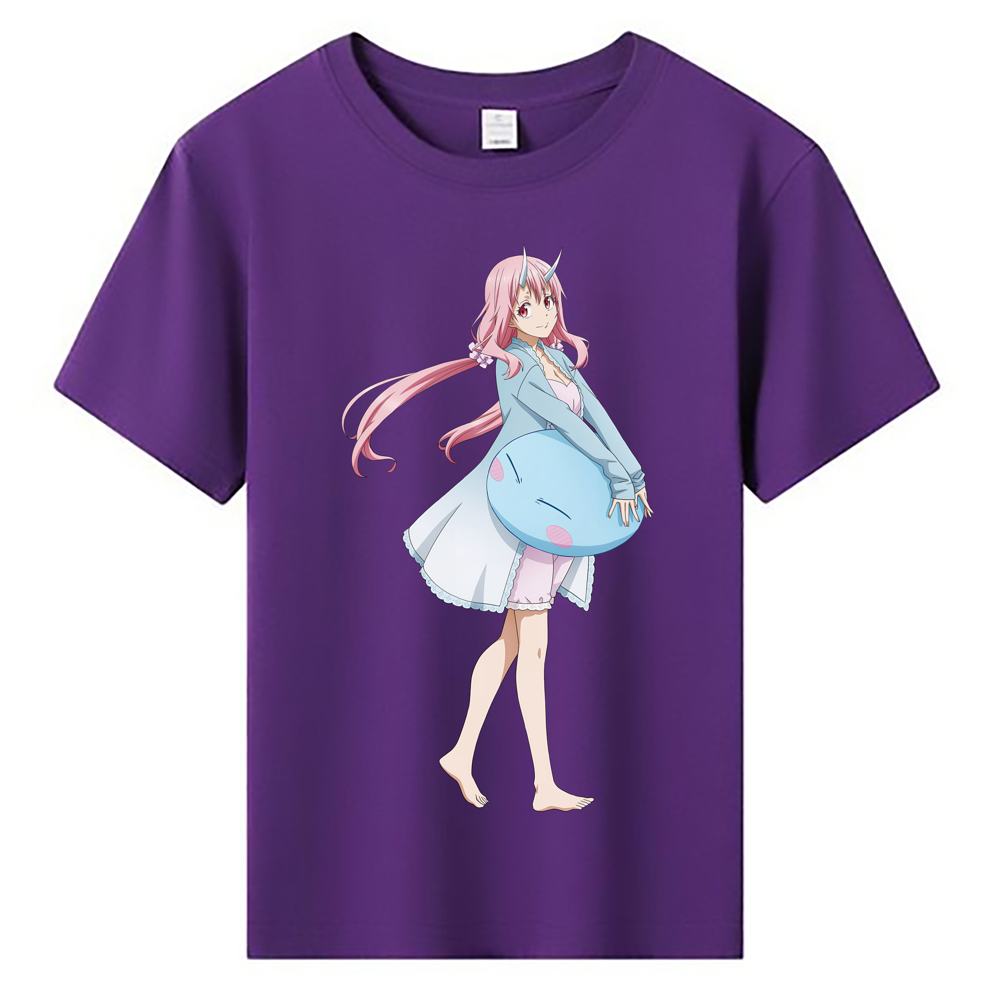 （画像用） 転スラ Regarding Reincarnated to Slime 綿100％キッズTシャツ（フロントプリント）