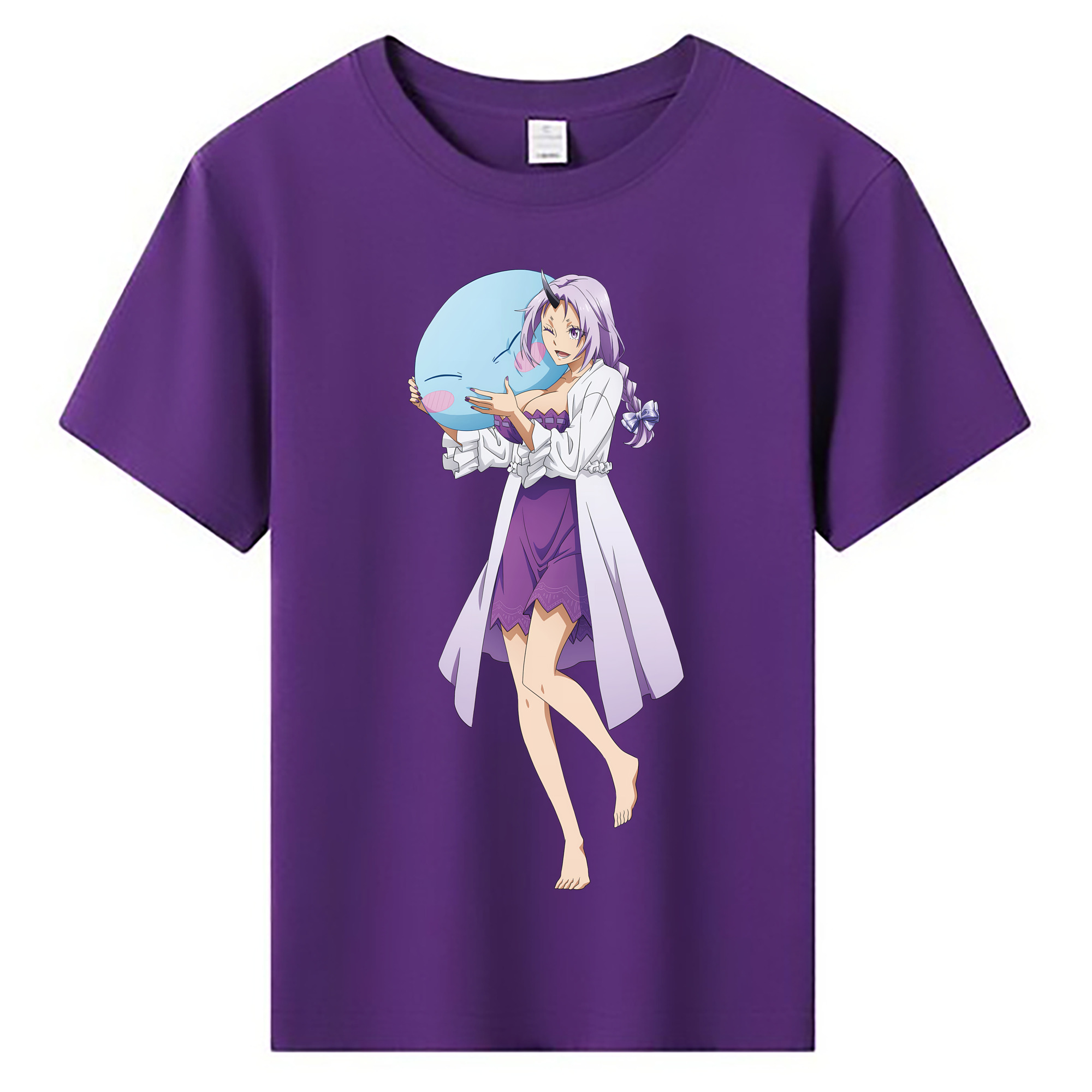 （画像用） 転スラ Regarding Reincarnated to Slime 綿100％キッズTシャツ（フロントプリント）