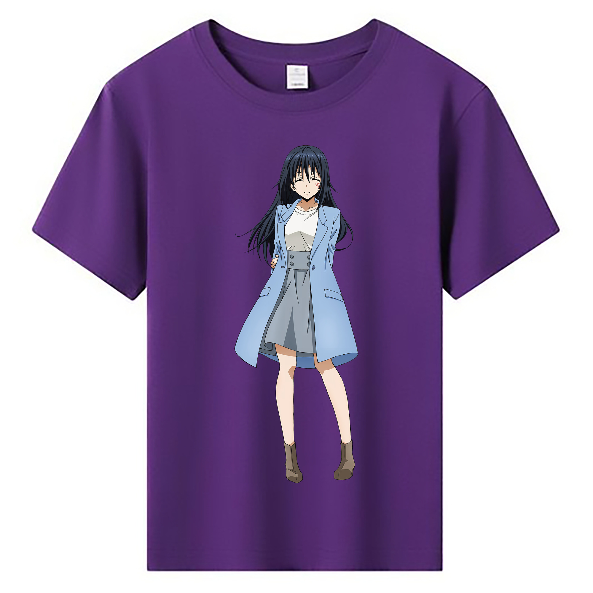 （画像用） 転スラ Regarding Reincarnated to Slime 綿100％キッズTシャツ（フロントプリント）