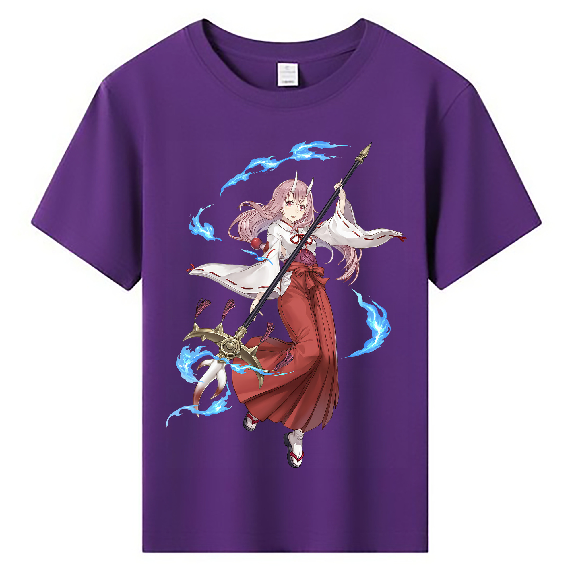 （画像用） 転スラ Regarding Reincarnated to Slime 綿100％キッズTシャツ（フロントプリント）