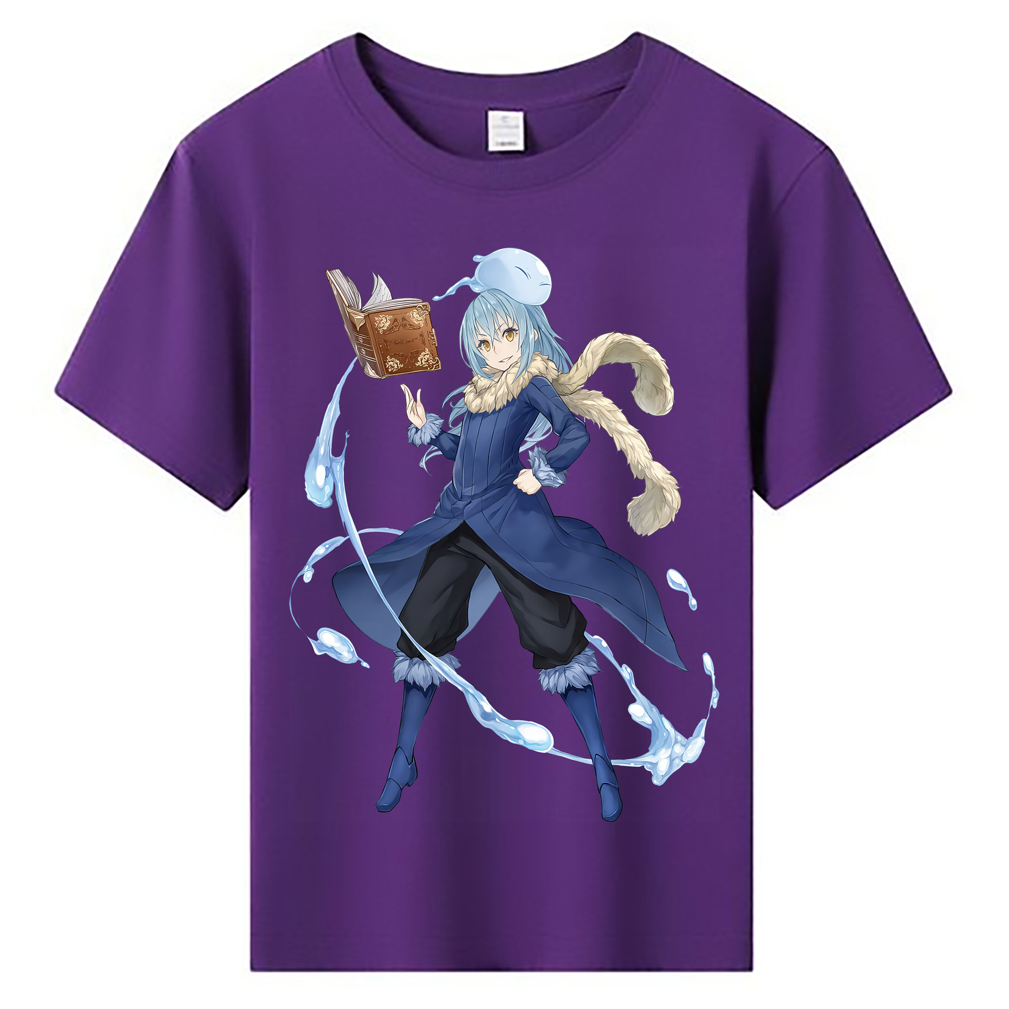 （画像用） 転スラ Regarding Reincarnated to Slime 綿100％キッズTシャツ（フロントプリント）