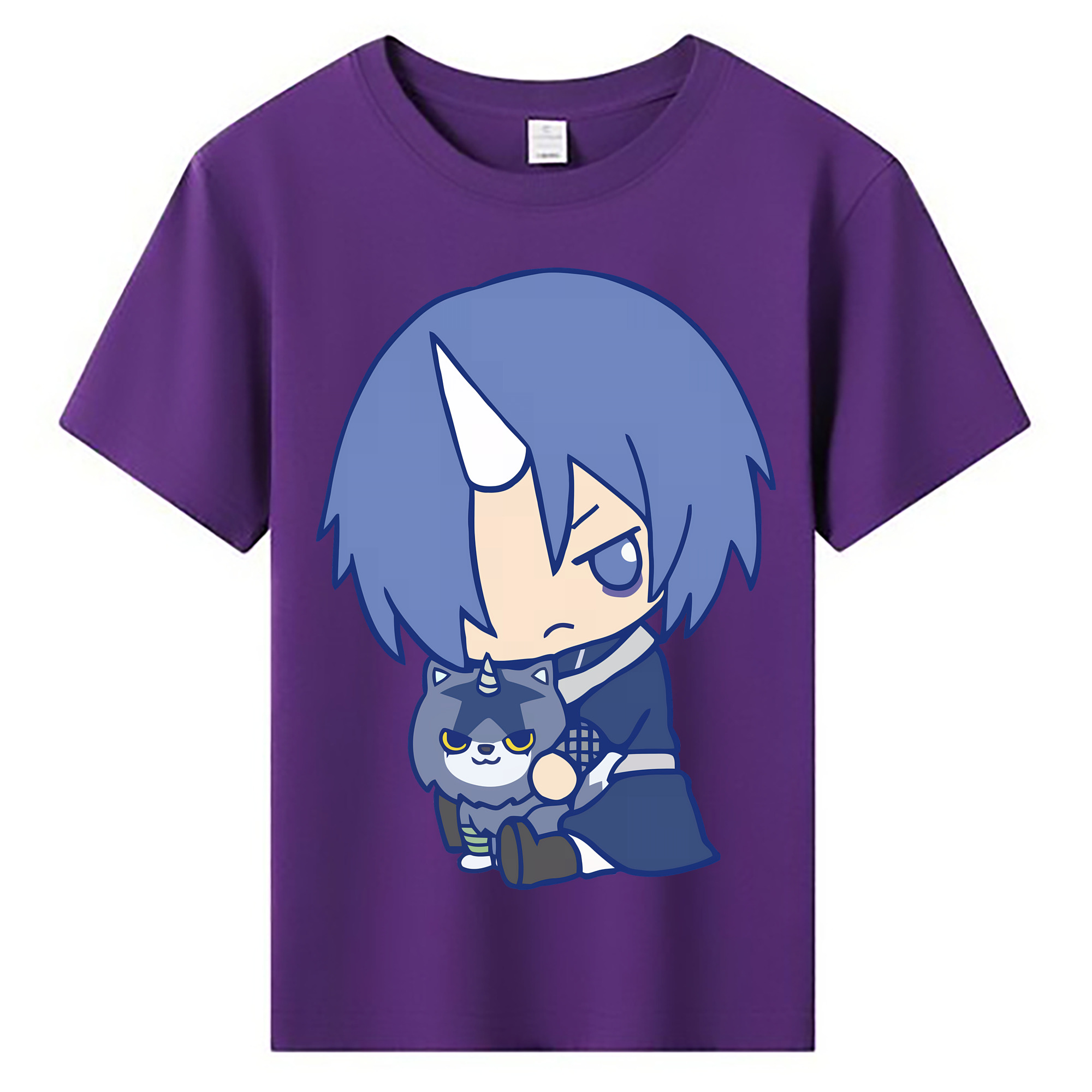 （画像用） 転スラ Regarding Reincarnated to Slime 綿100％キッズTシャツ（フロントプリント）