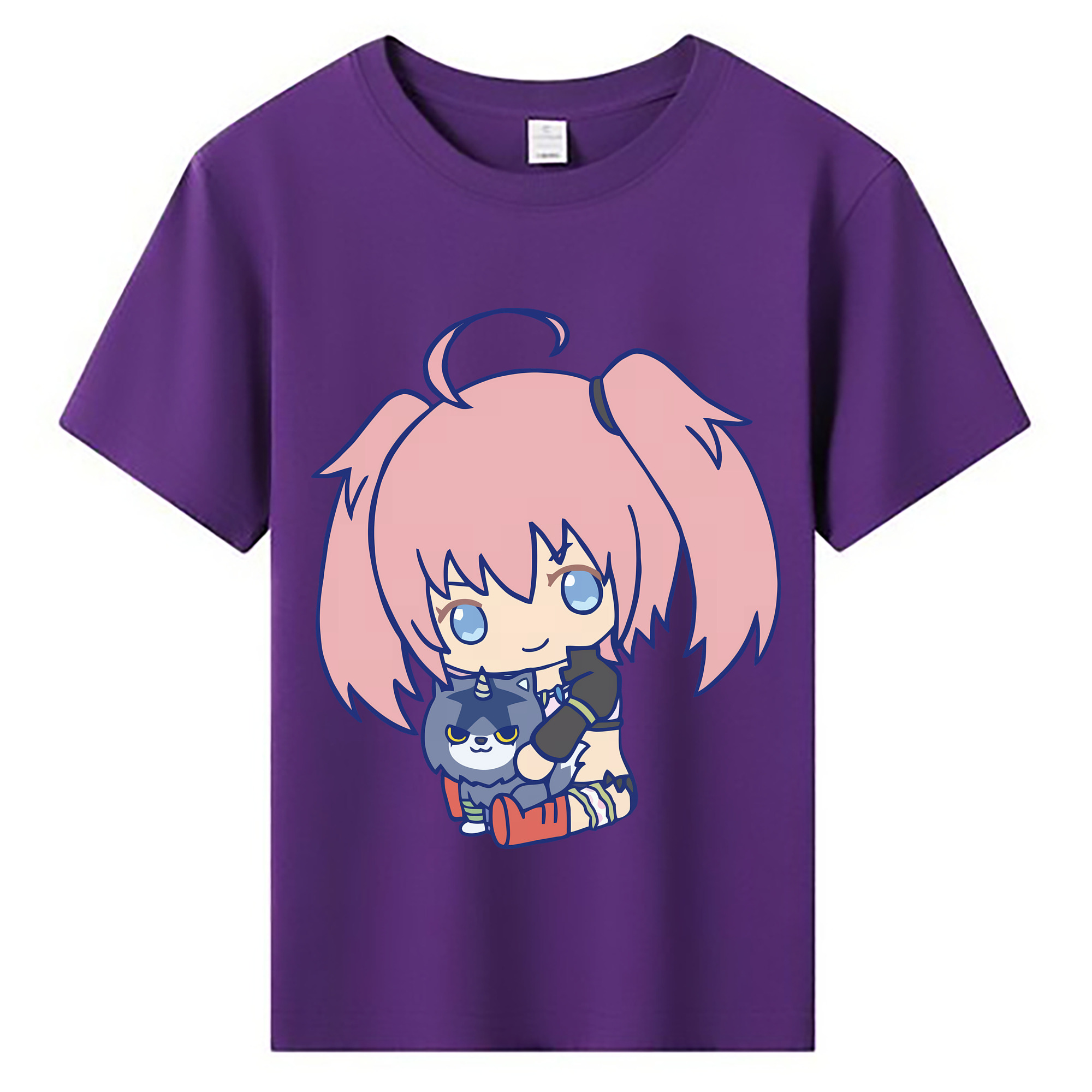 （画像用） 転スラ Regarding Reincarnated to Slime 綿100％キッズTシャツ（フロントプリント）